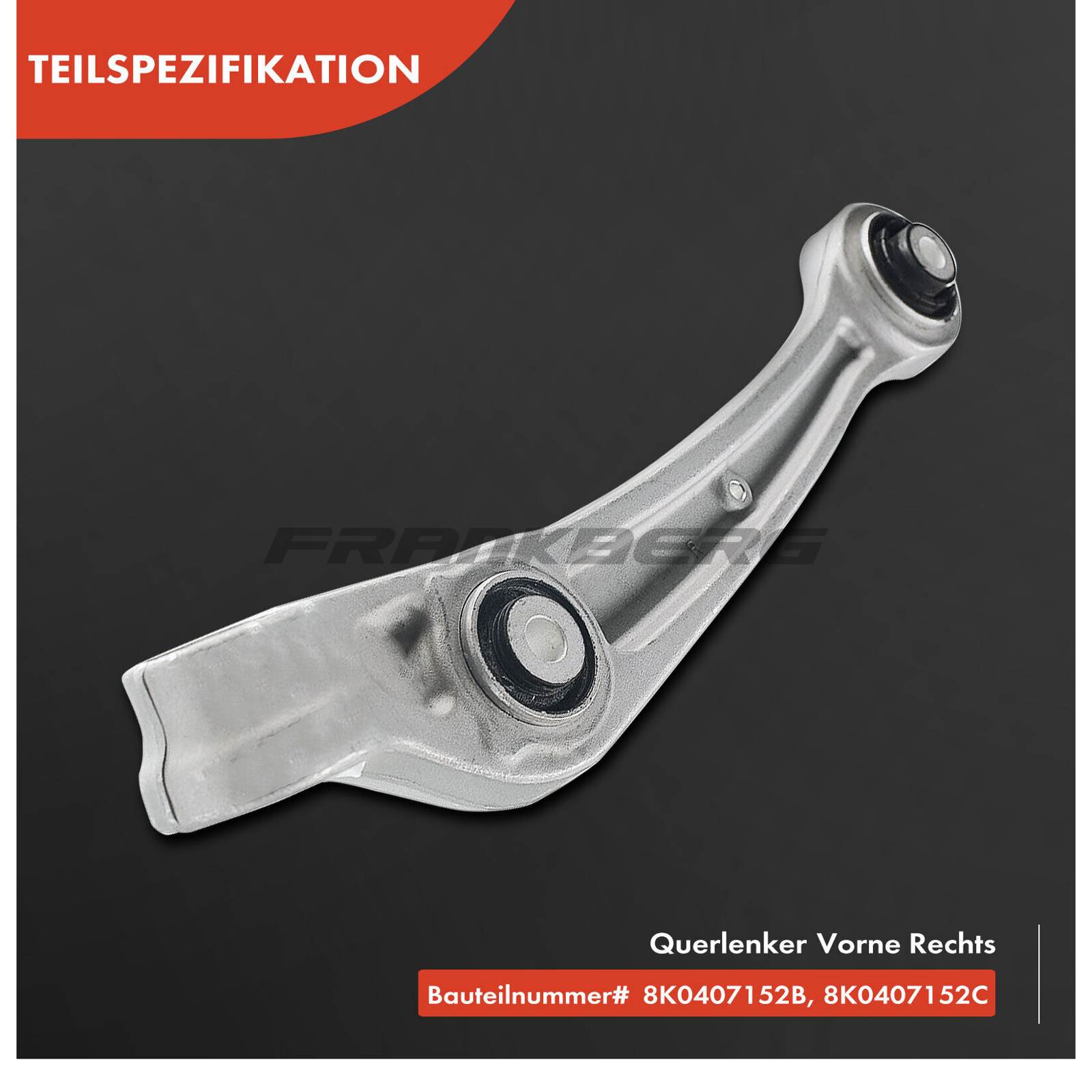 Control/Trailing Arm, wheel suspension