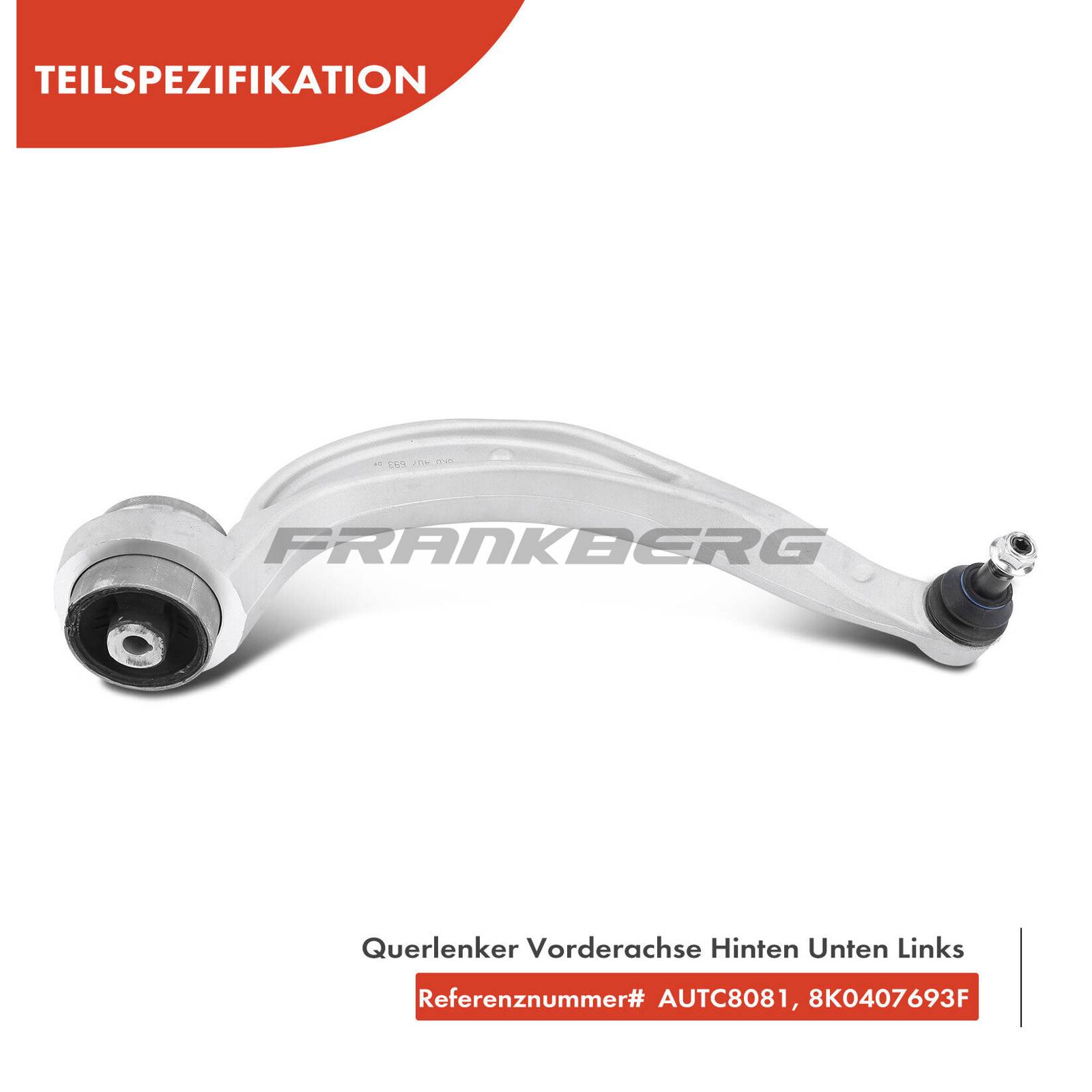 Control/Trailing Arm, wheel suspension