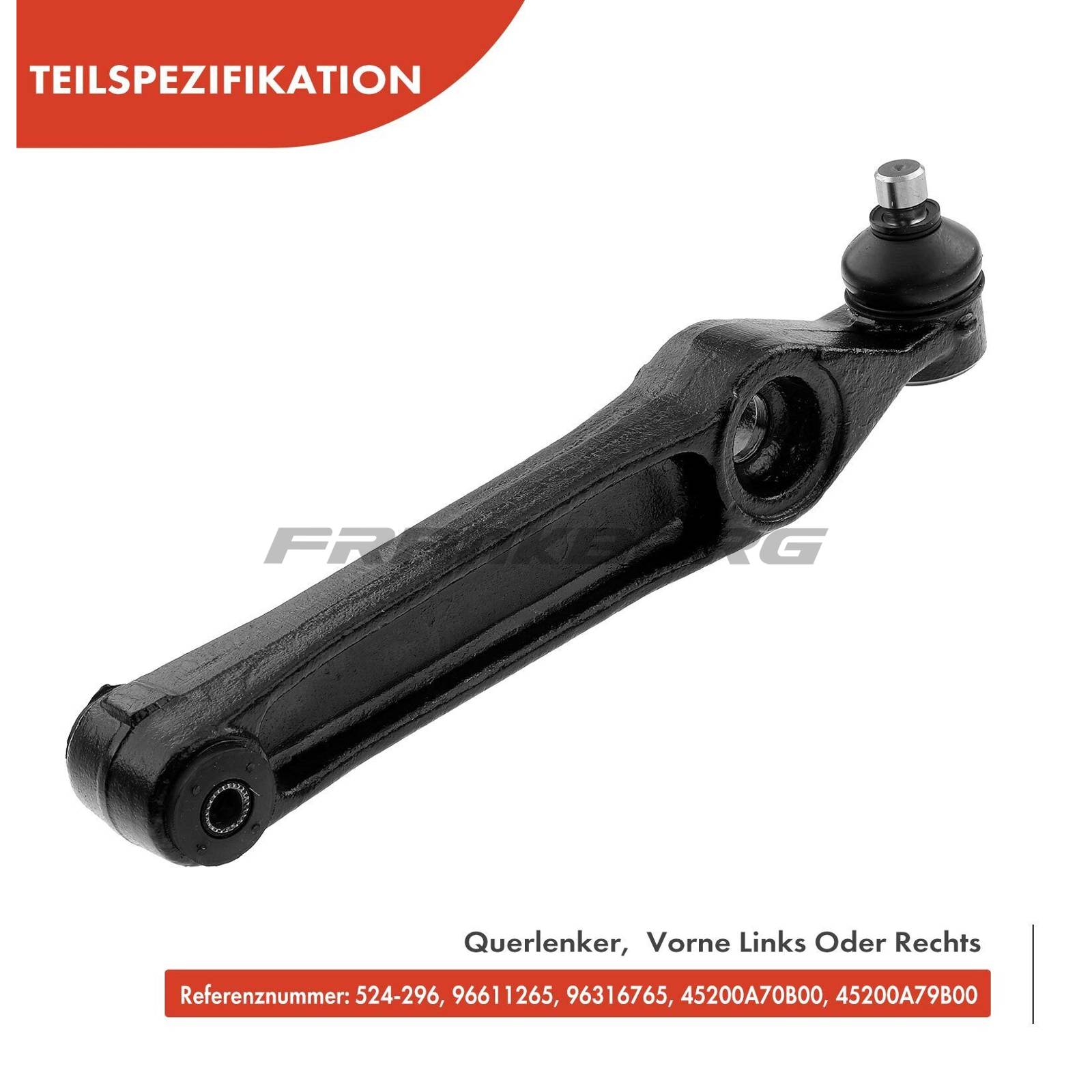 Control/Trailing Arm, wheel suspension