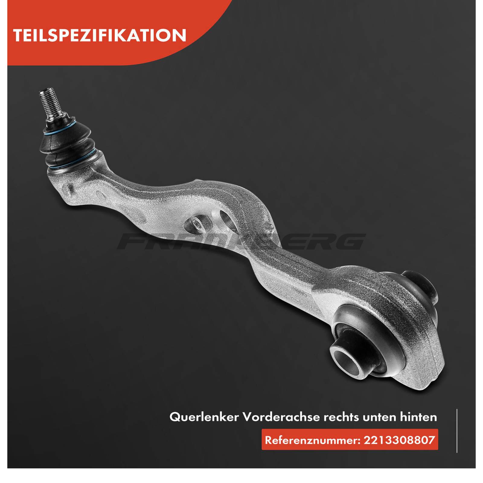 Control/Trailing Arm, wheel suspension