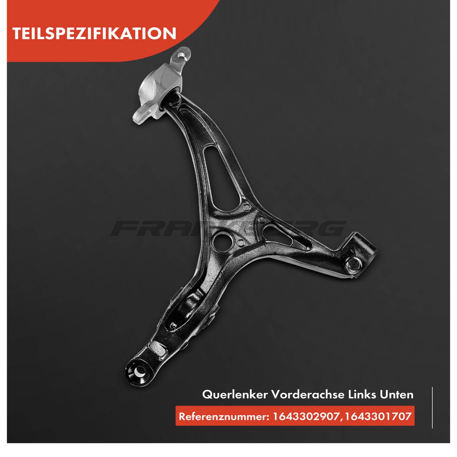 Control/Trailing Arm, wheel suspension