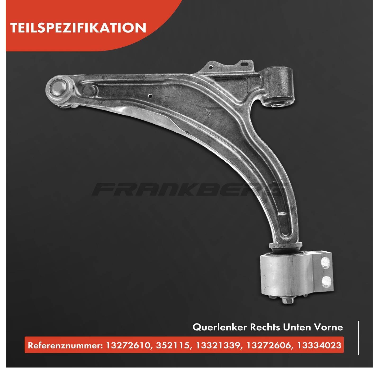 Control/Trailing Arm, wheel suspension