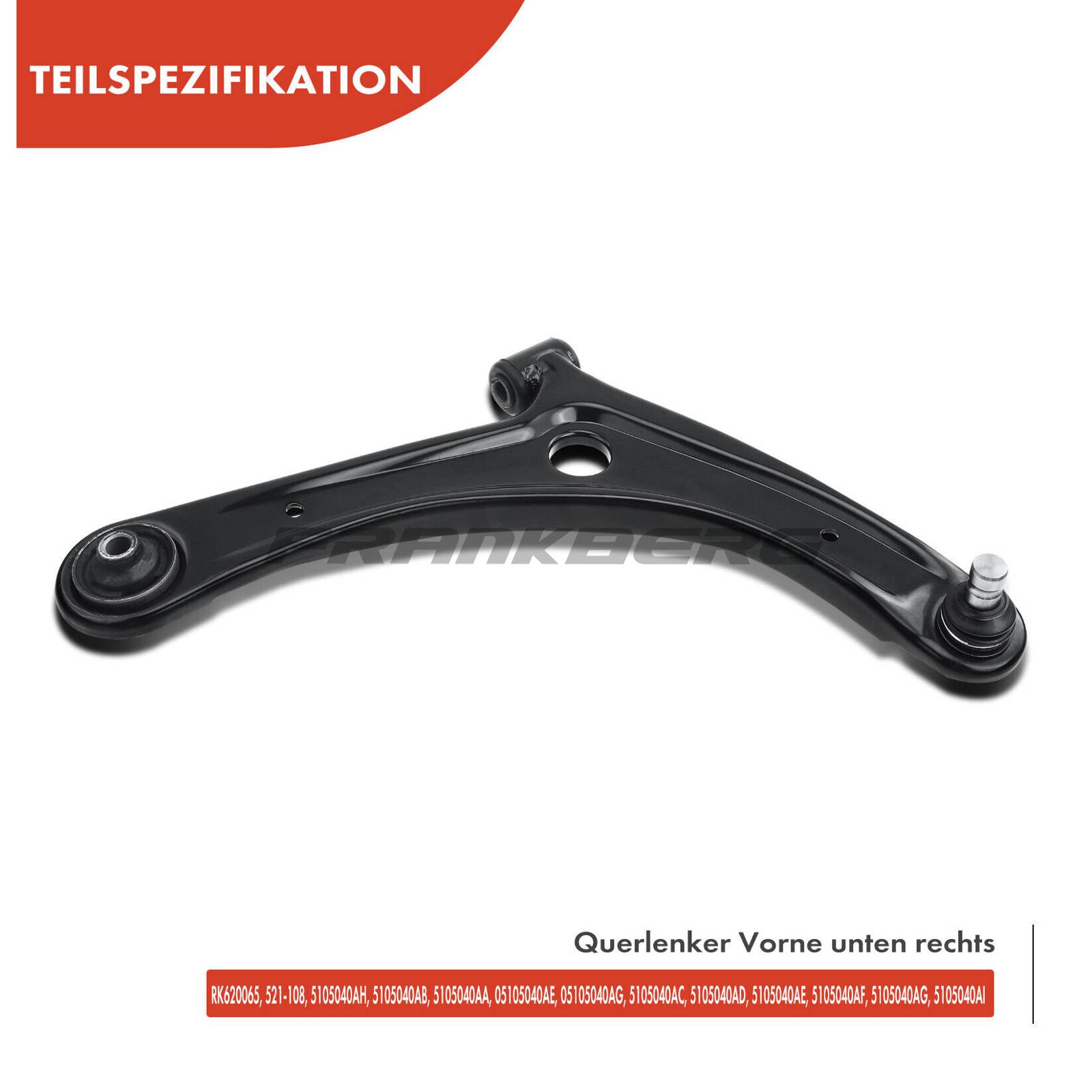 Control/Trailing Arm, wheel suspension