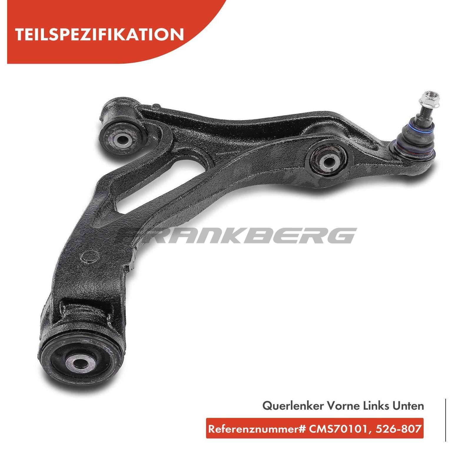 Control/Trailing Arm, wheel suspension