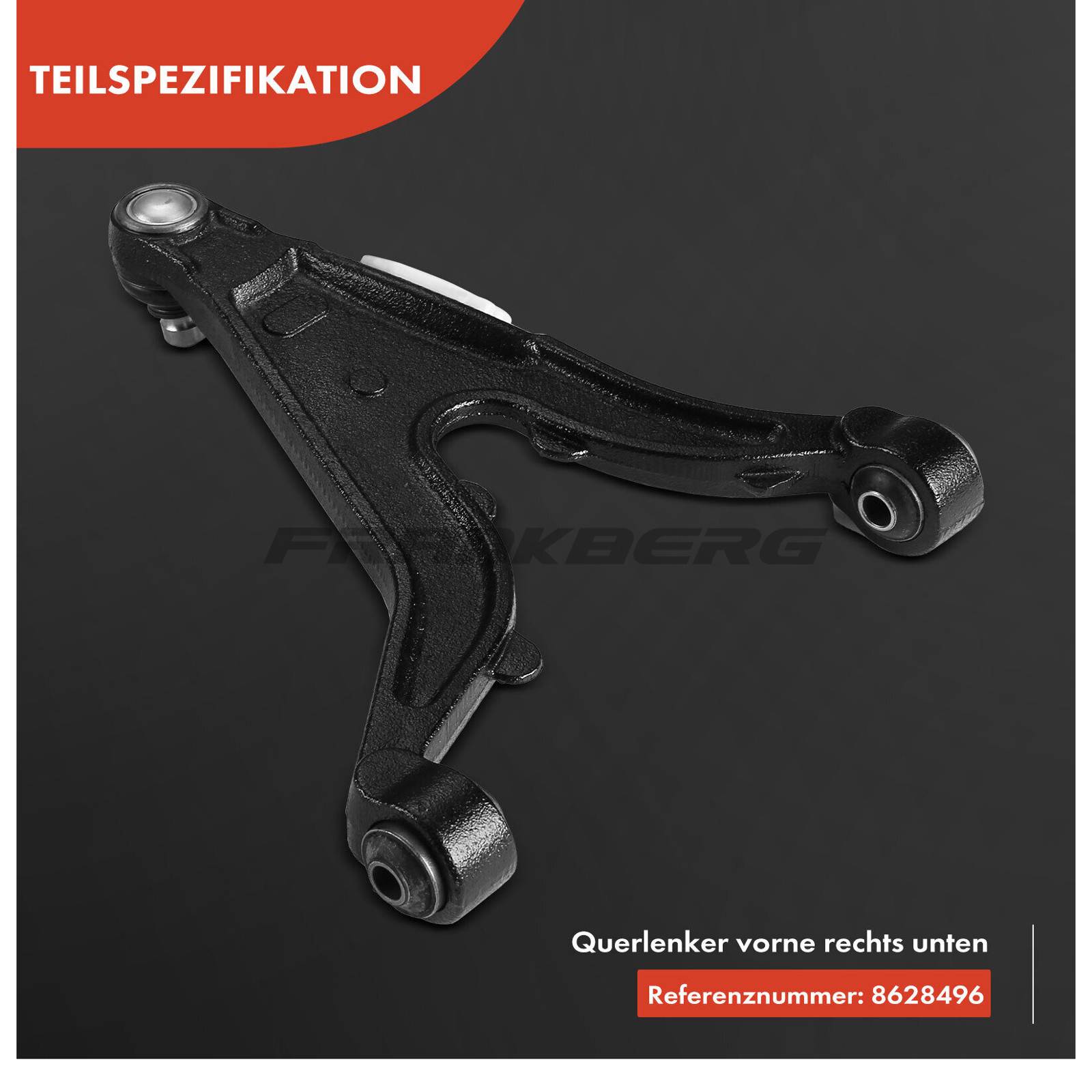 Control/Trailing Arm, wheel suspension