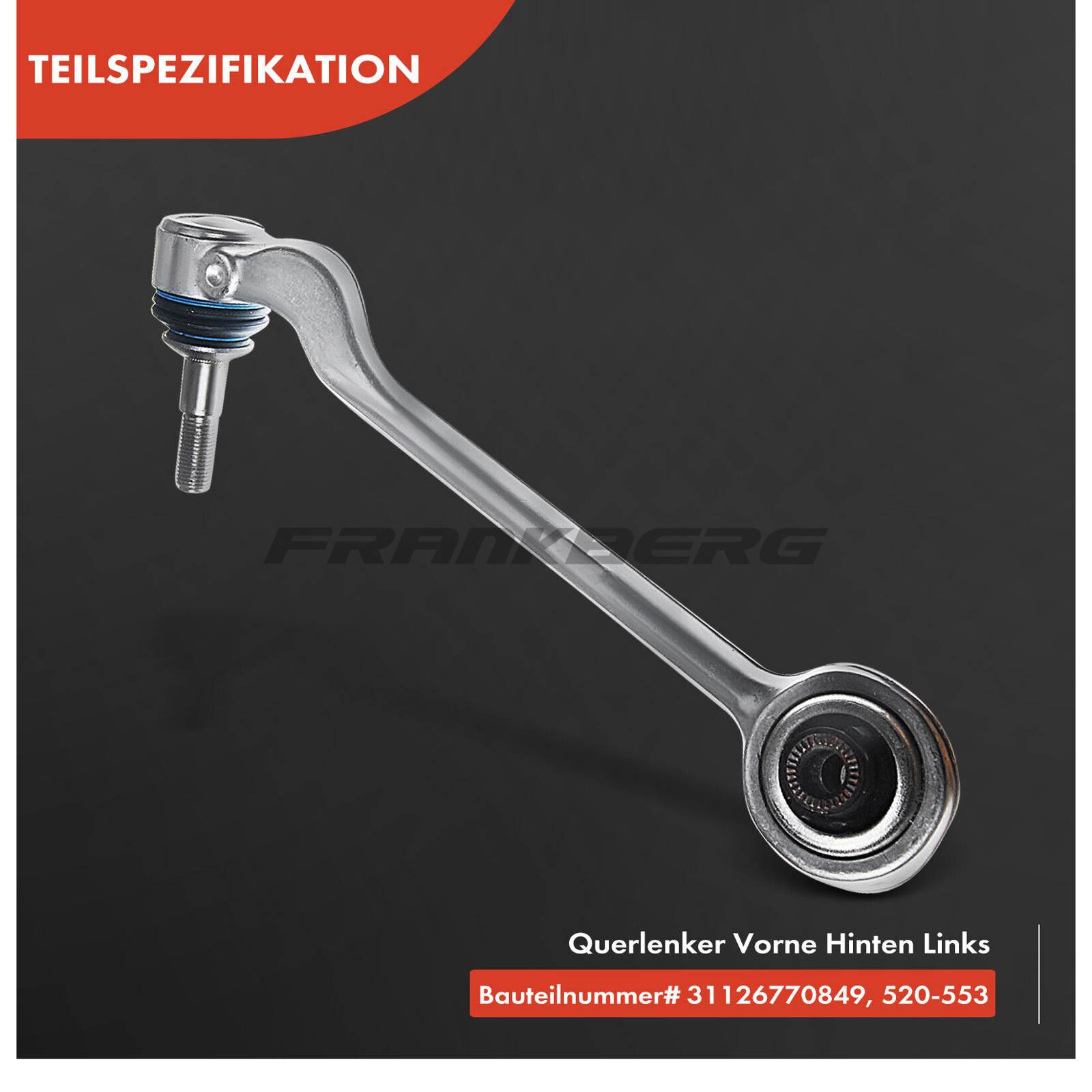 Control/Trailing Arm, wheel suspension