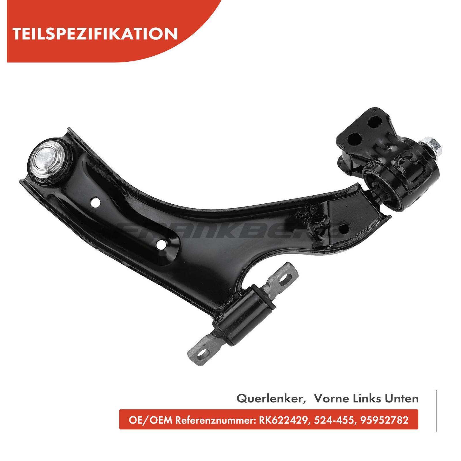 Control/Trailing Arm, wheel suspension