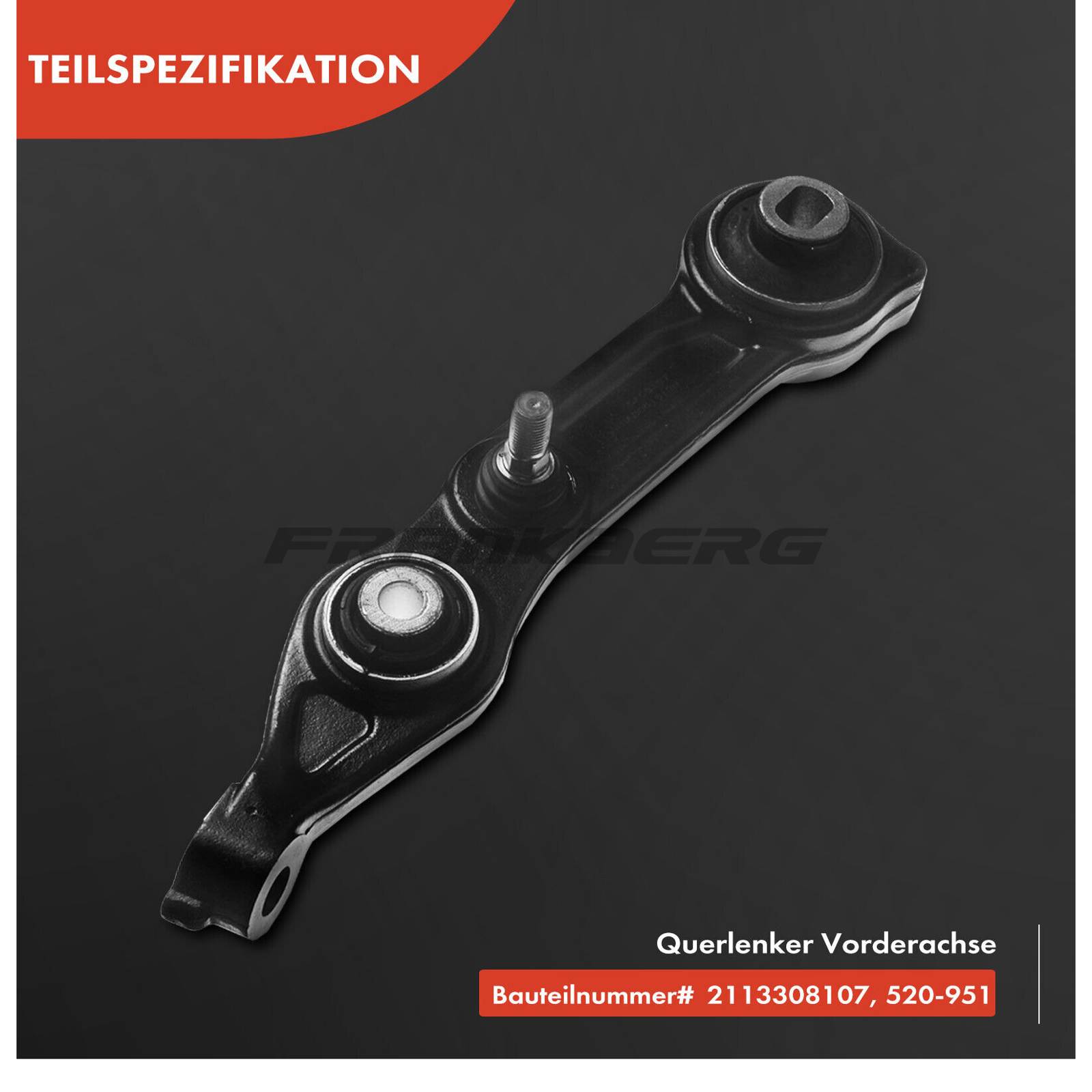 Control/Trailing Arm, wheel suspension