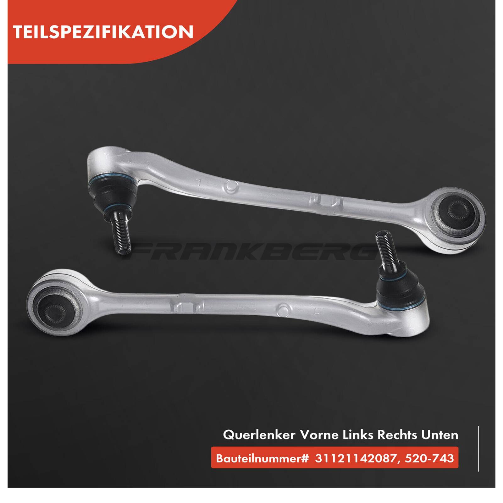 Control/Trailing Arm, wheel suspension