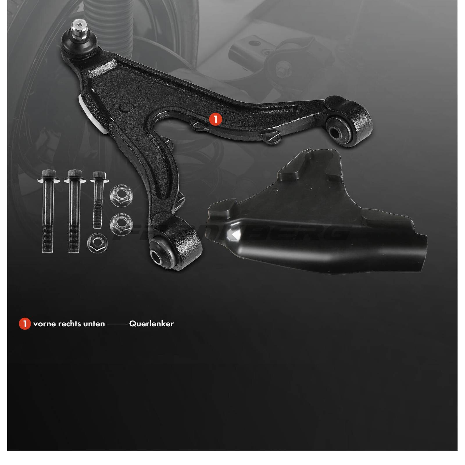 Control/Trailing Arm, wheel suspension