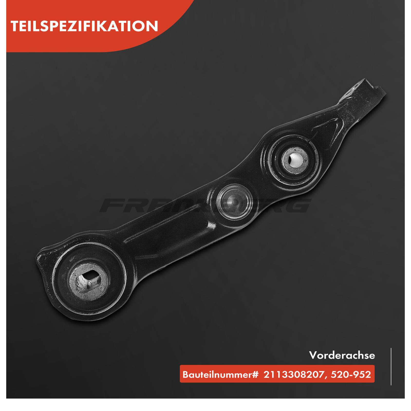 Control/Trailing Arm, wheel suspension
