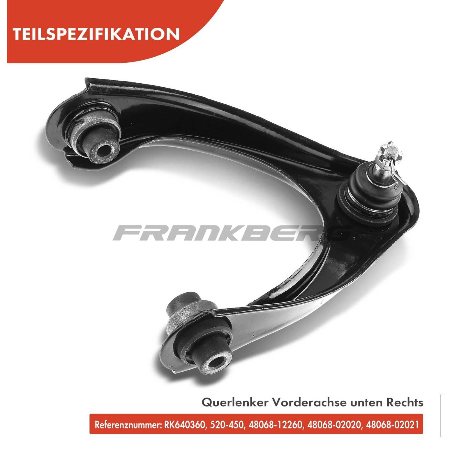 Control/Trailing Arm, wheel suspension