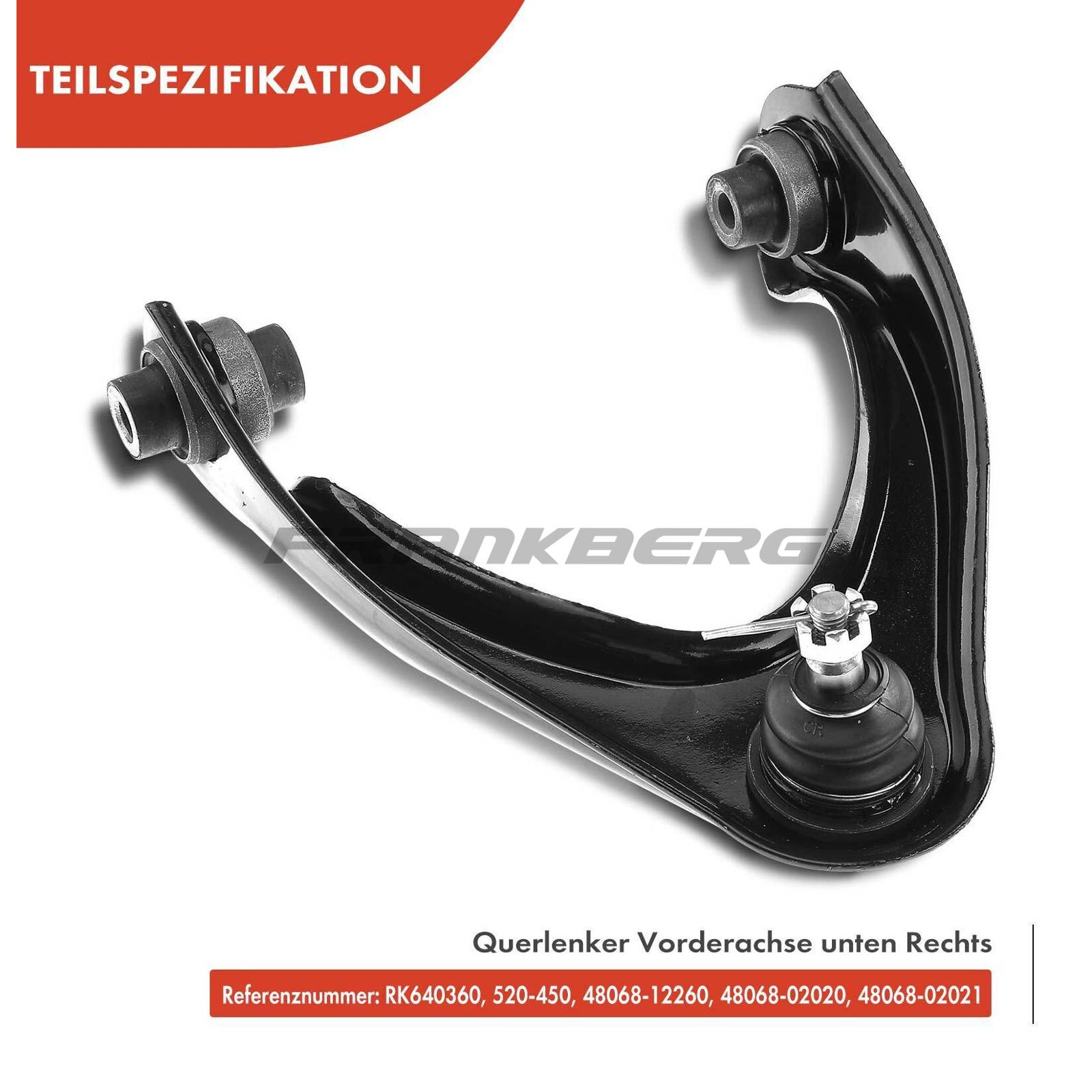 Control/Trailing Arm, wheel suspension