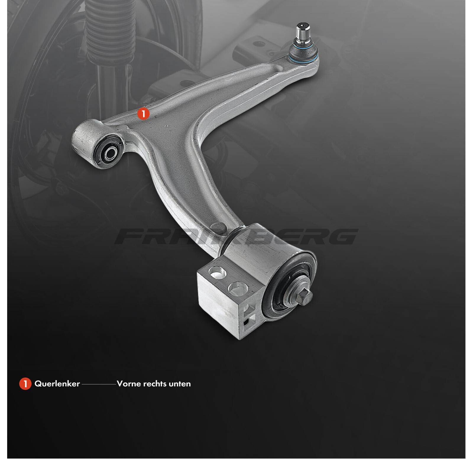 Control/Trailing Arm, wheel suspension