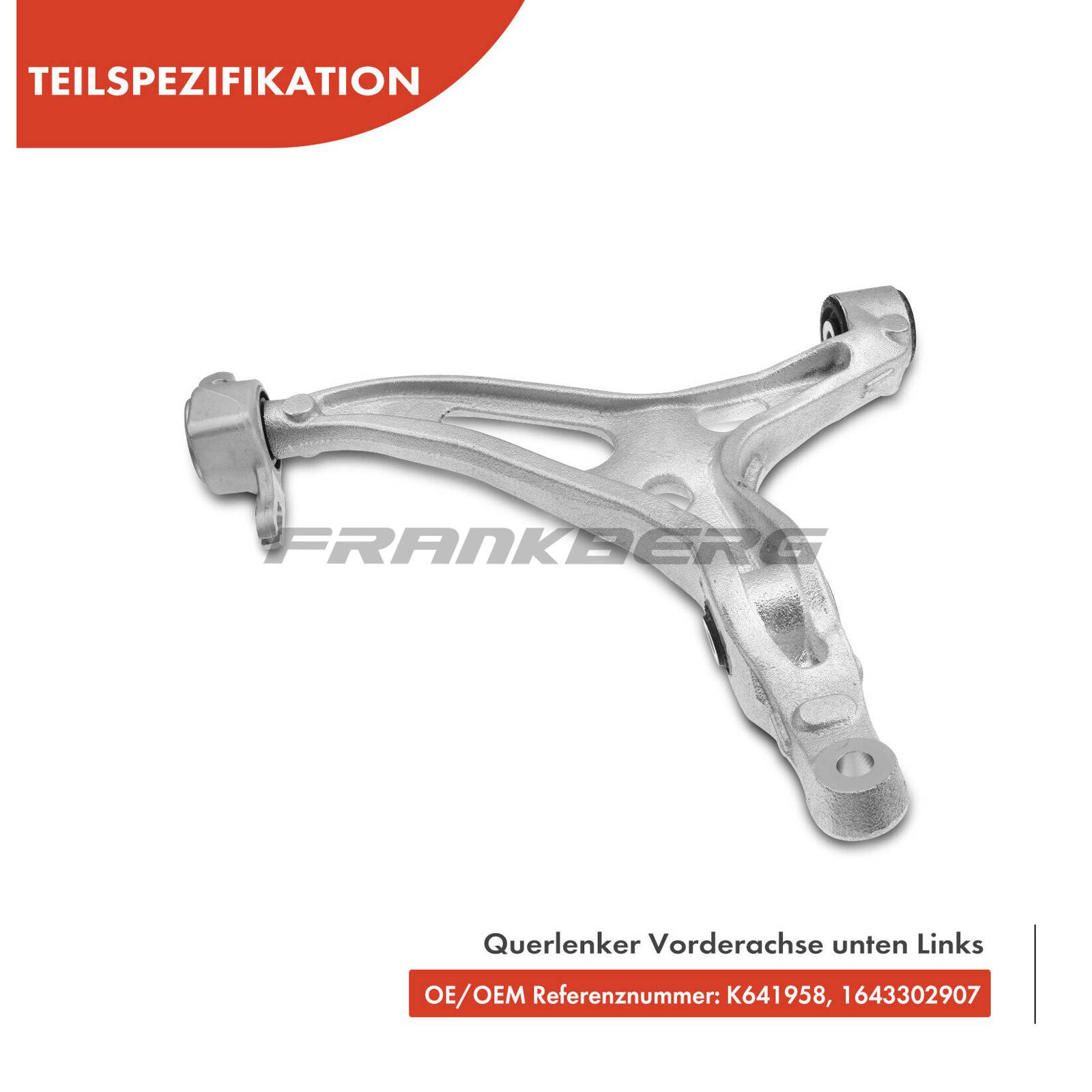 Control/Trailing Arm, wheel suspension