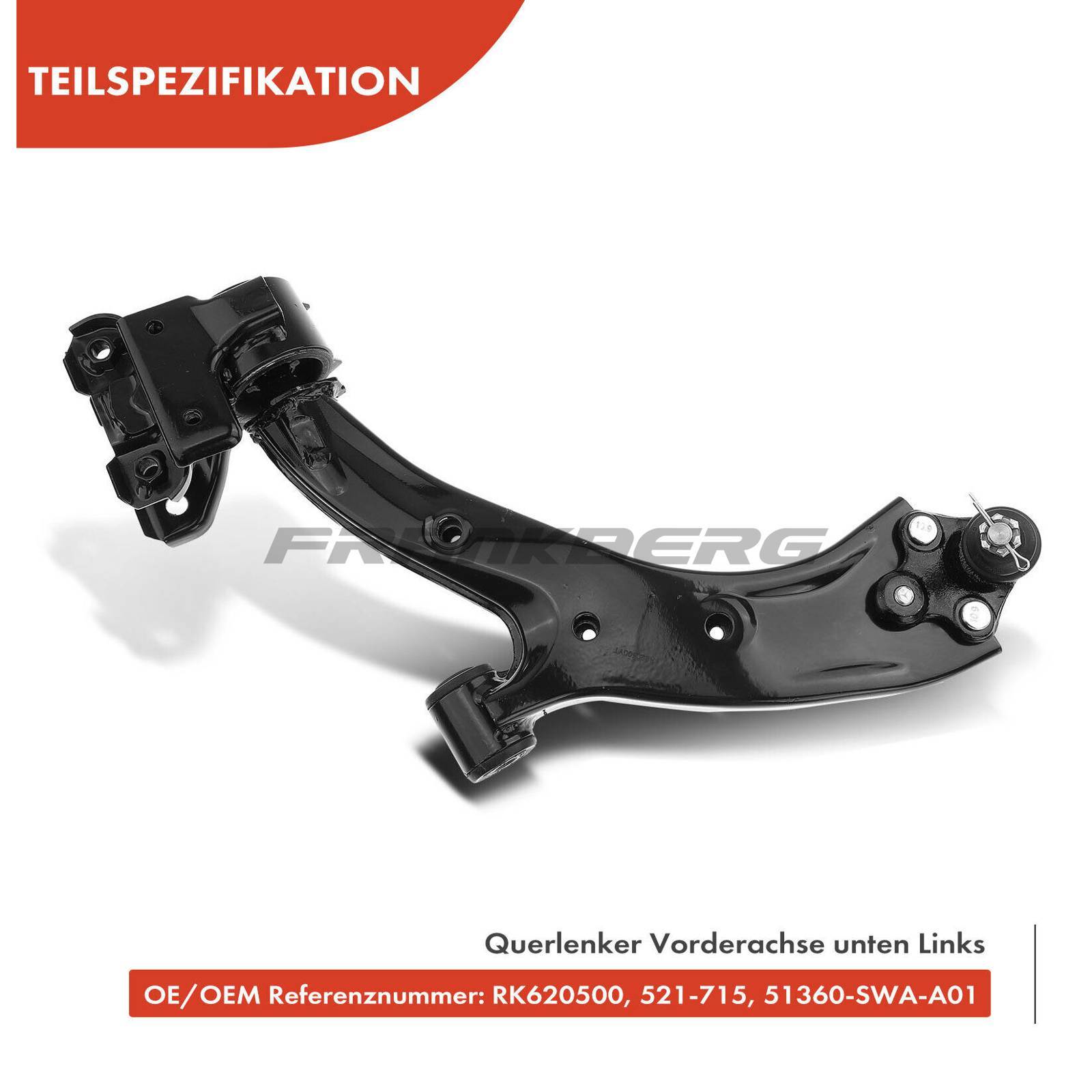 Control/Trailing Arm, wheel suspension