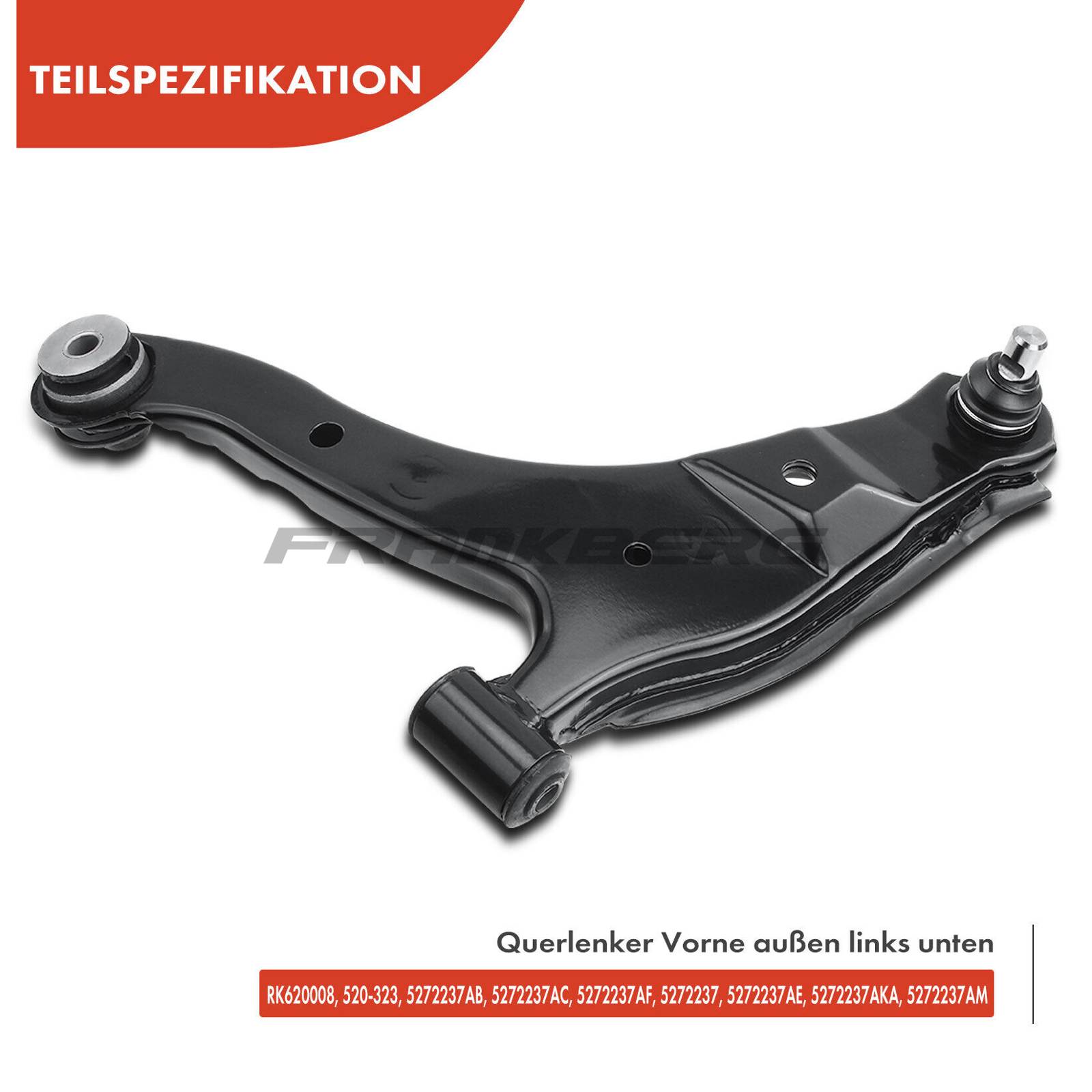 Control/Trailing Arm, wheel suspension