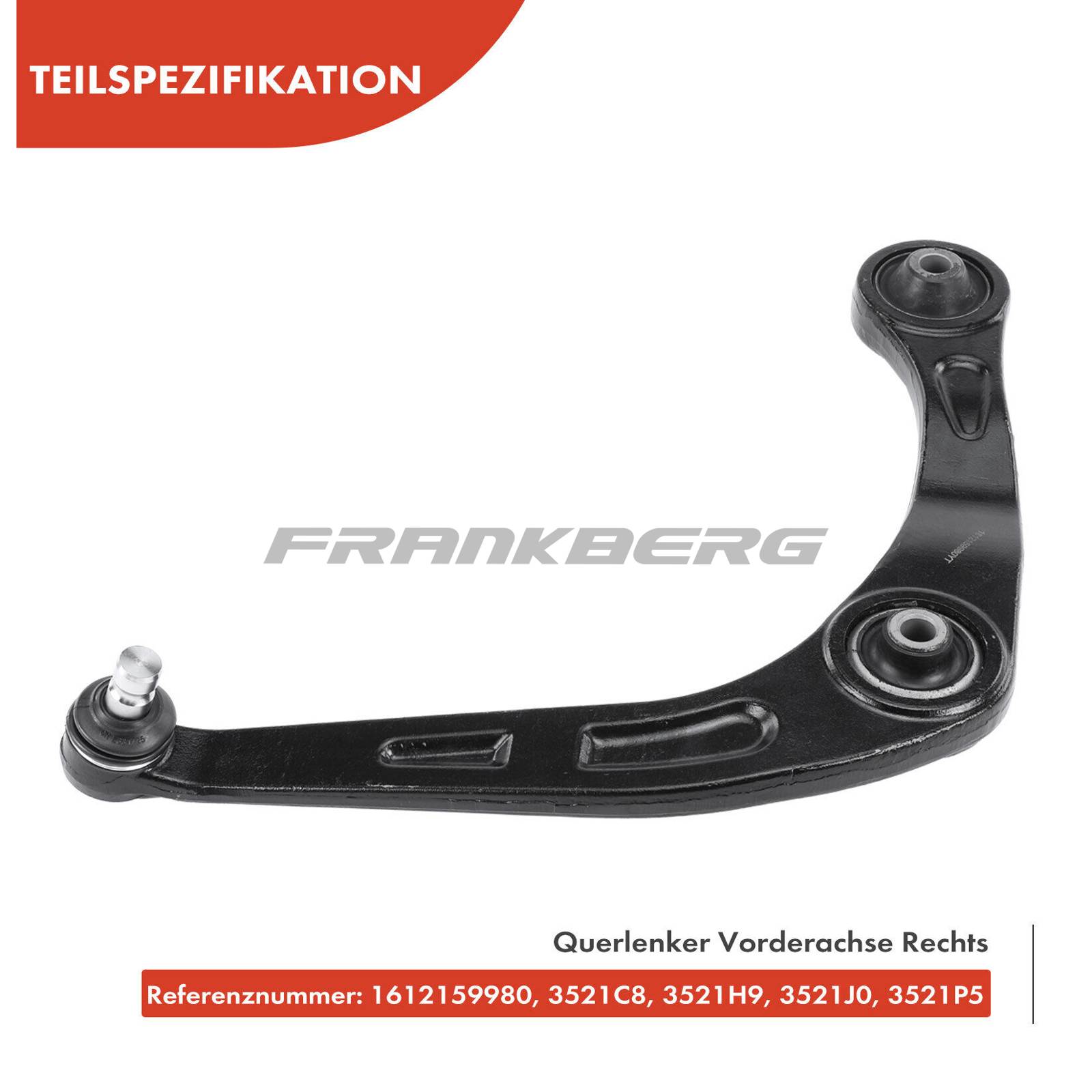 Control/Trailing Arm, wheel suspension