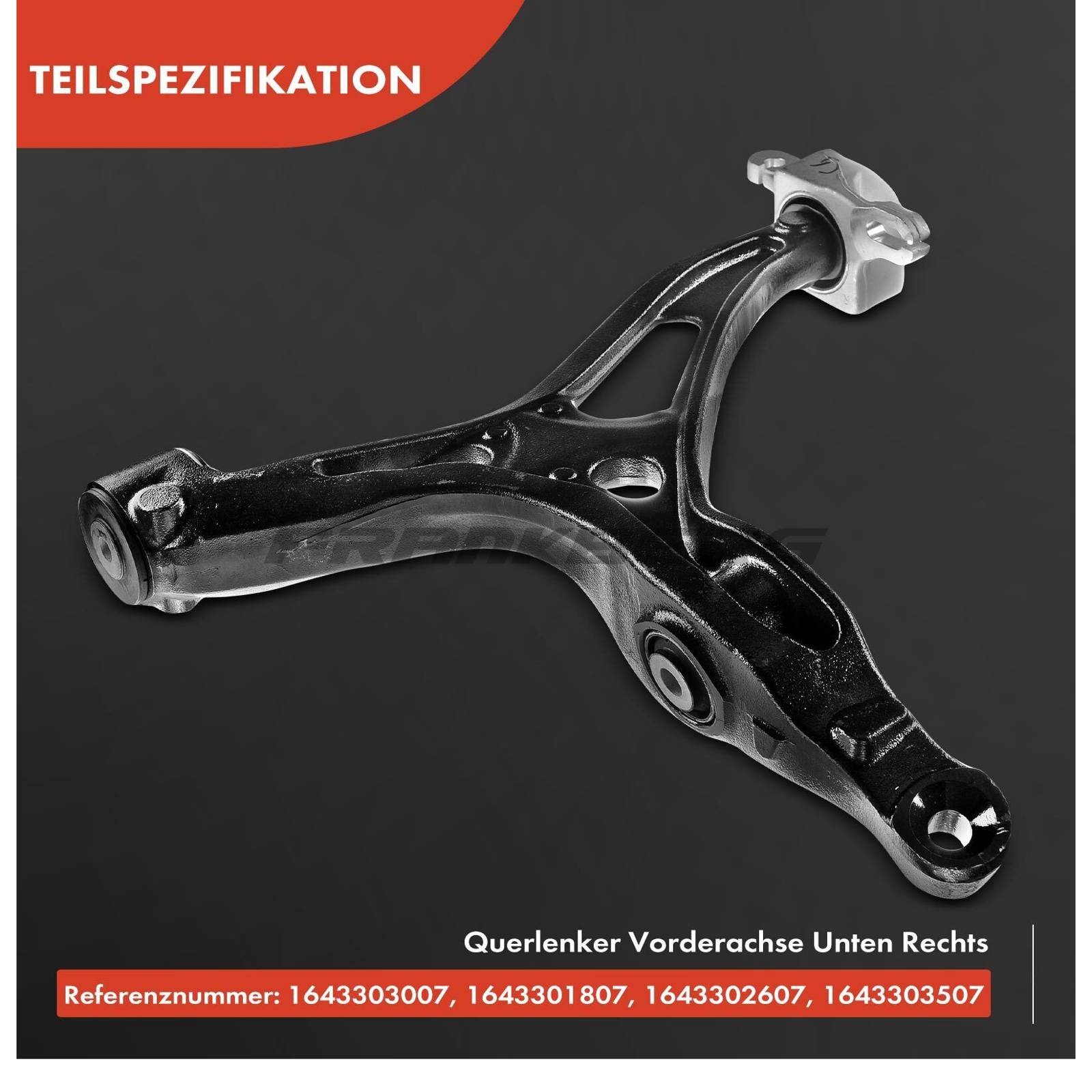 Control/Trailing Arm, wheel suspension