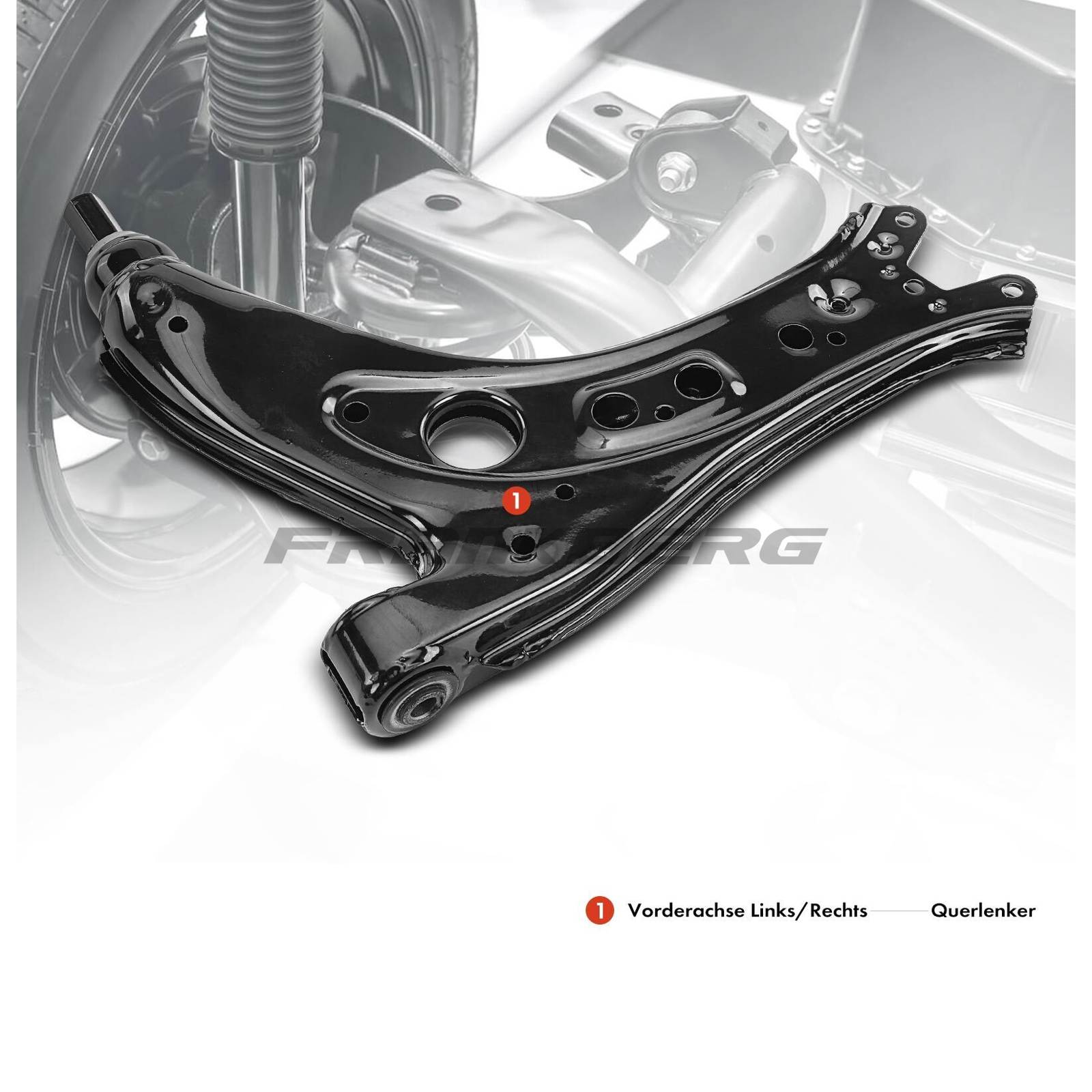 Control/Trailing Arm, wheel suspension