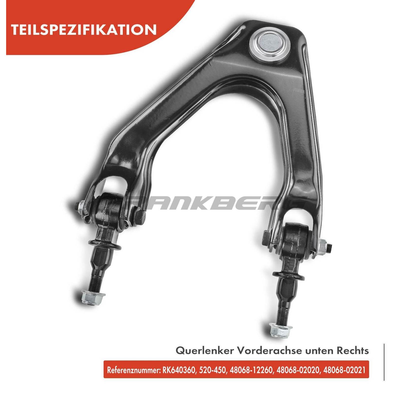 Control/Trailing Arm, wheel suspension