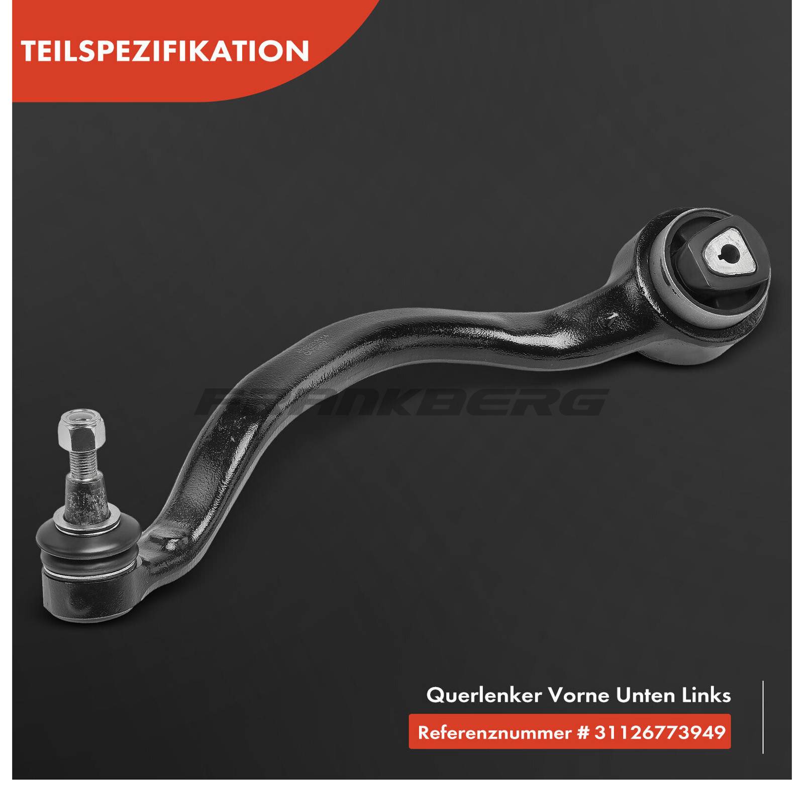 Control/Trailing Arm, wheel suspension