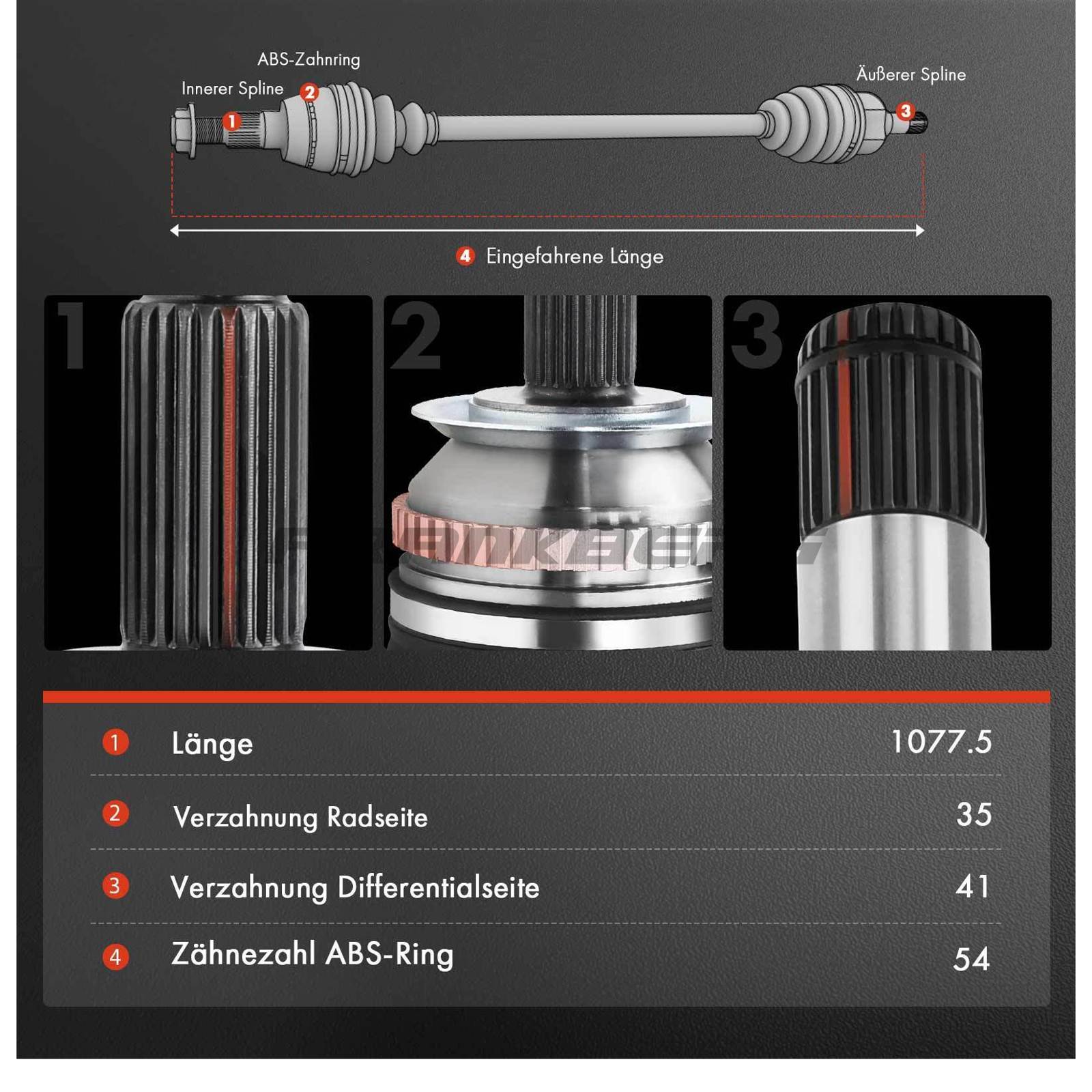 Drive Shaft (5481FB0010043)