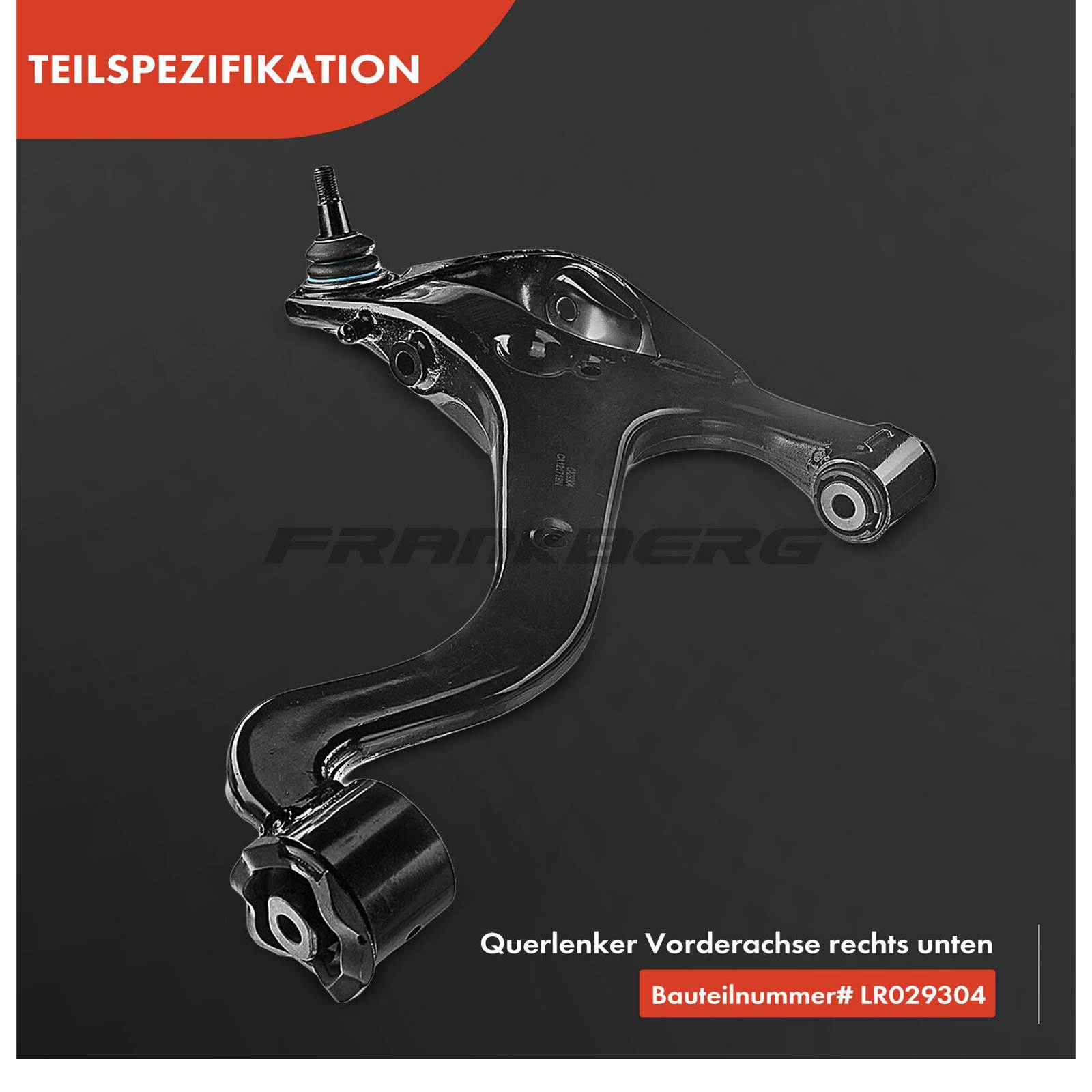 Control/Trailing Arm, wheel suspension