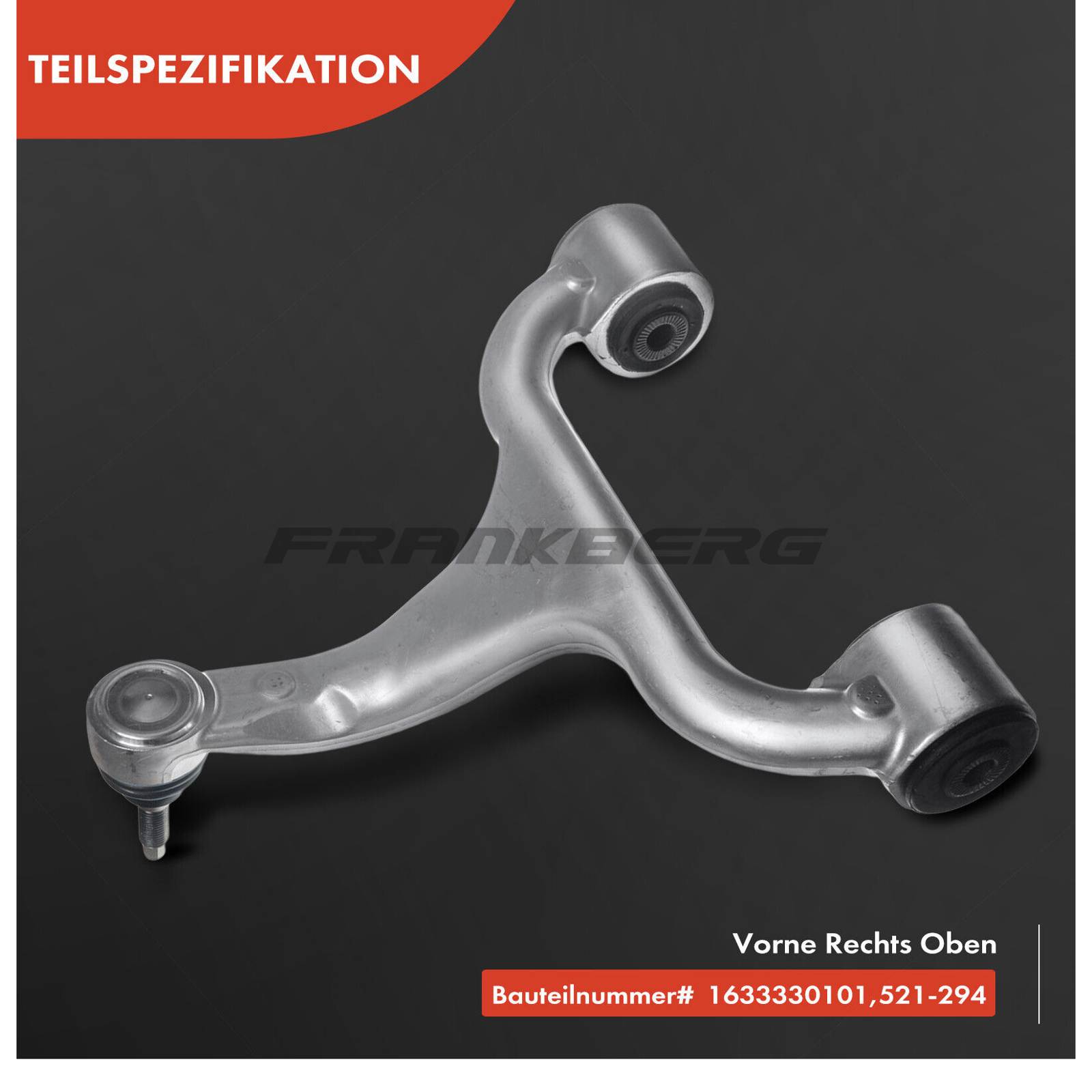 Control/Trailing Arm, wheel suspension