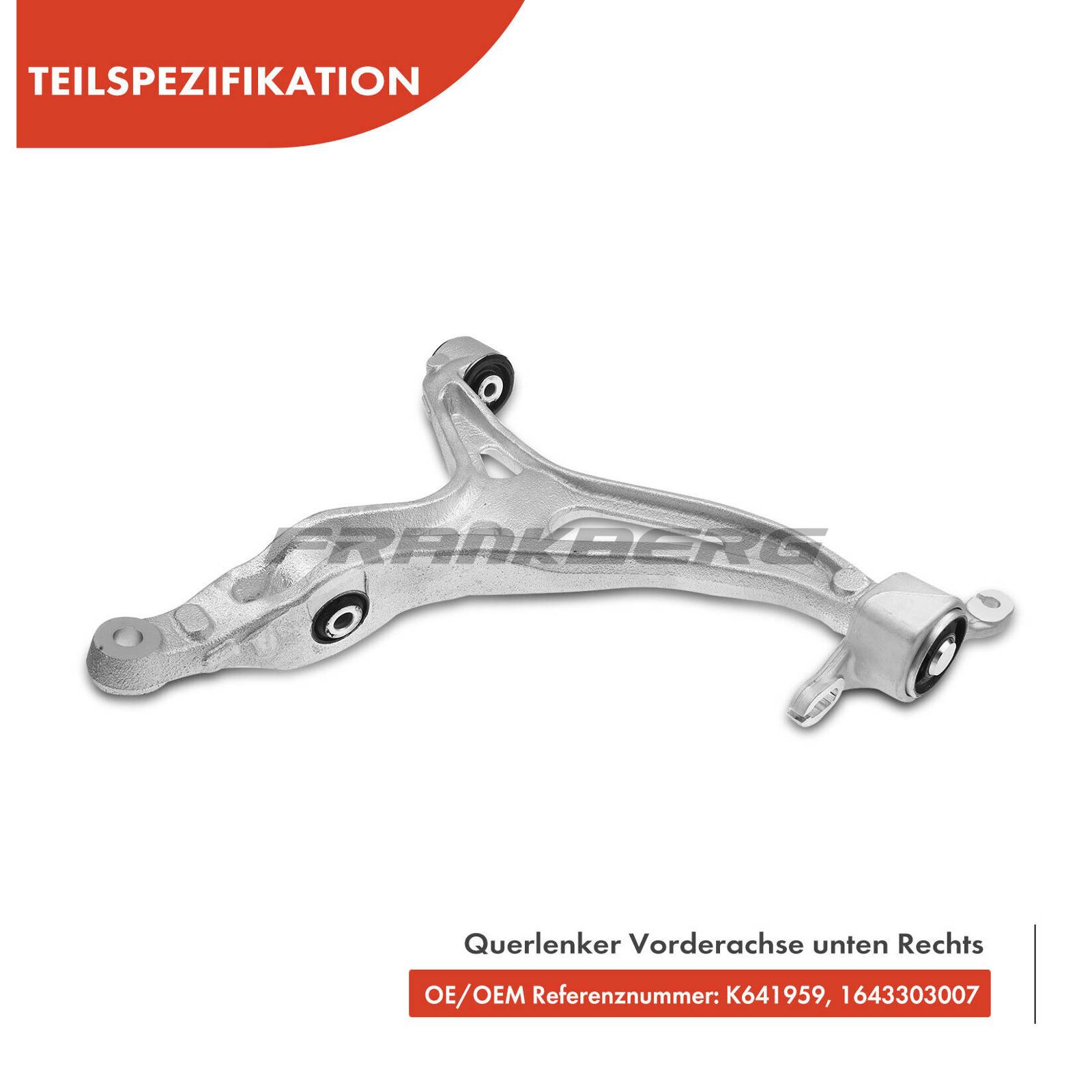 Control/Trailing Arm, wheel suspension