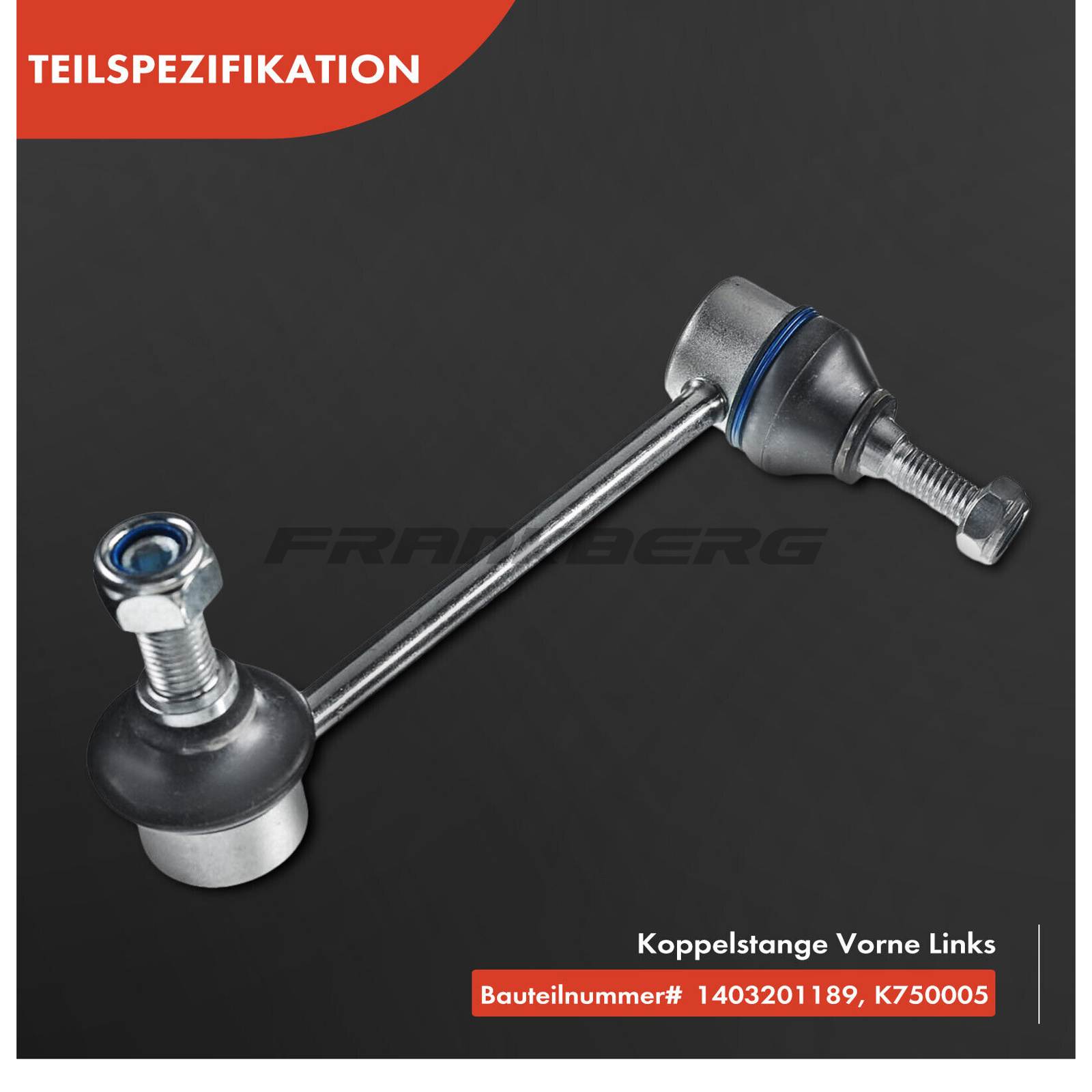 Control/Trailing Arm, wheel suspension
