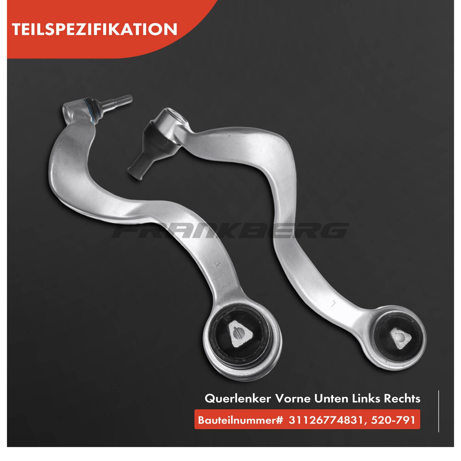 Control/Trailing Arm, wheel suspension