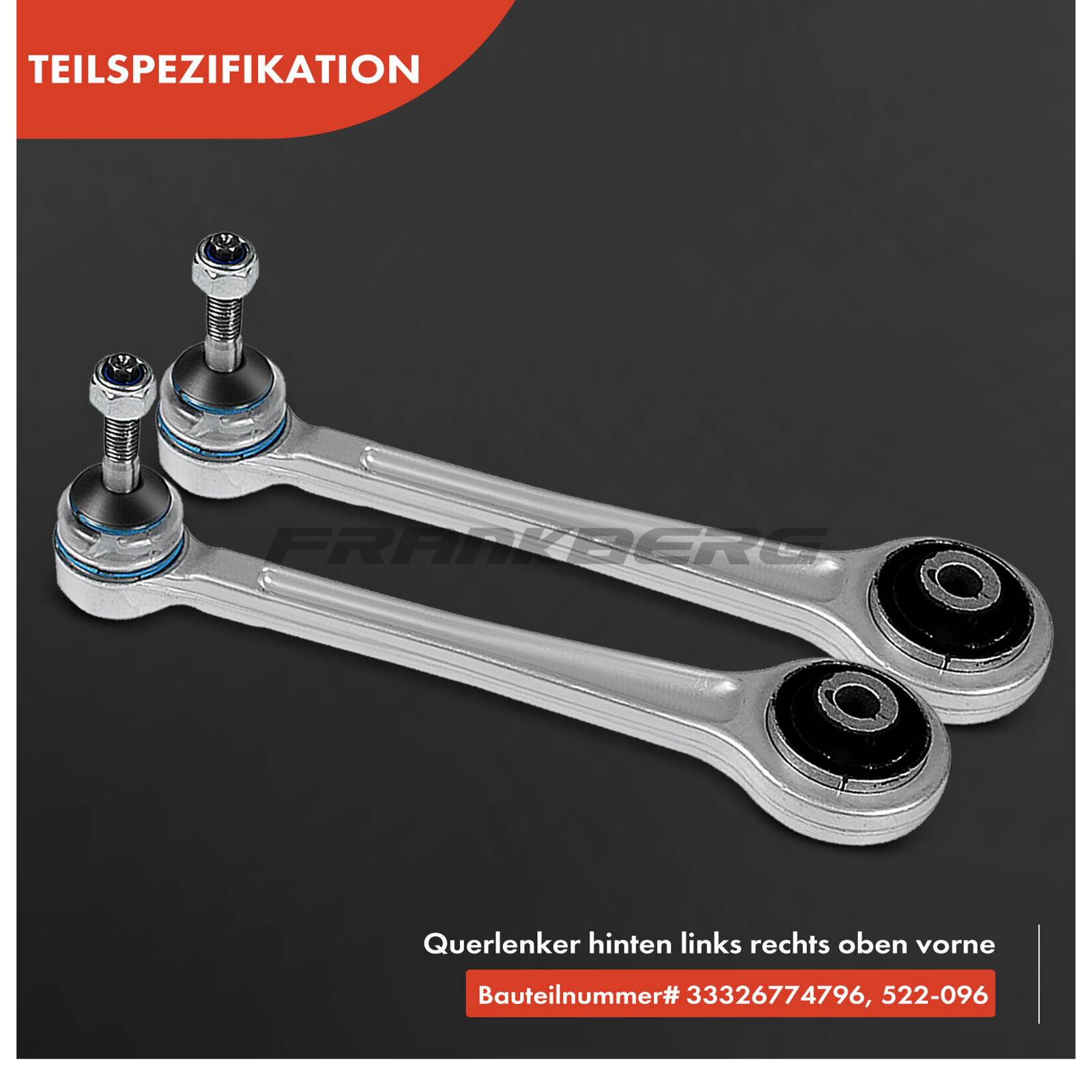 Control/Trailing Arm, wheel suspension