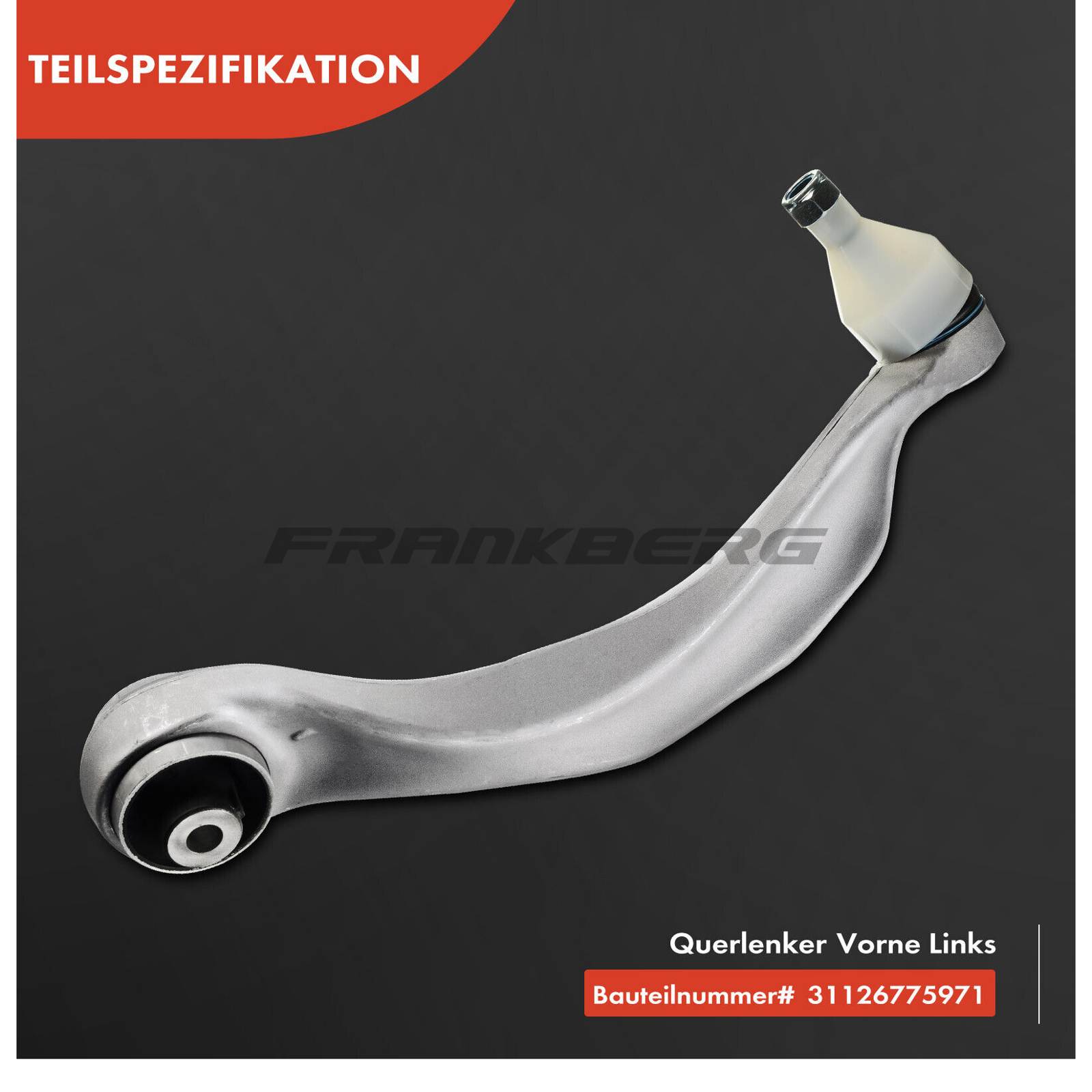 Control/Trailing Arm, wheel suspension