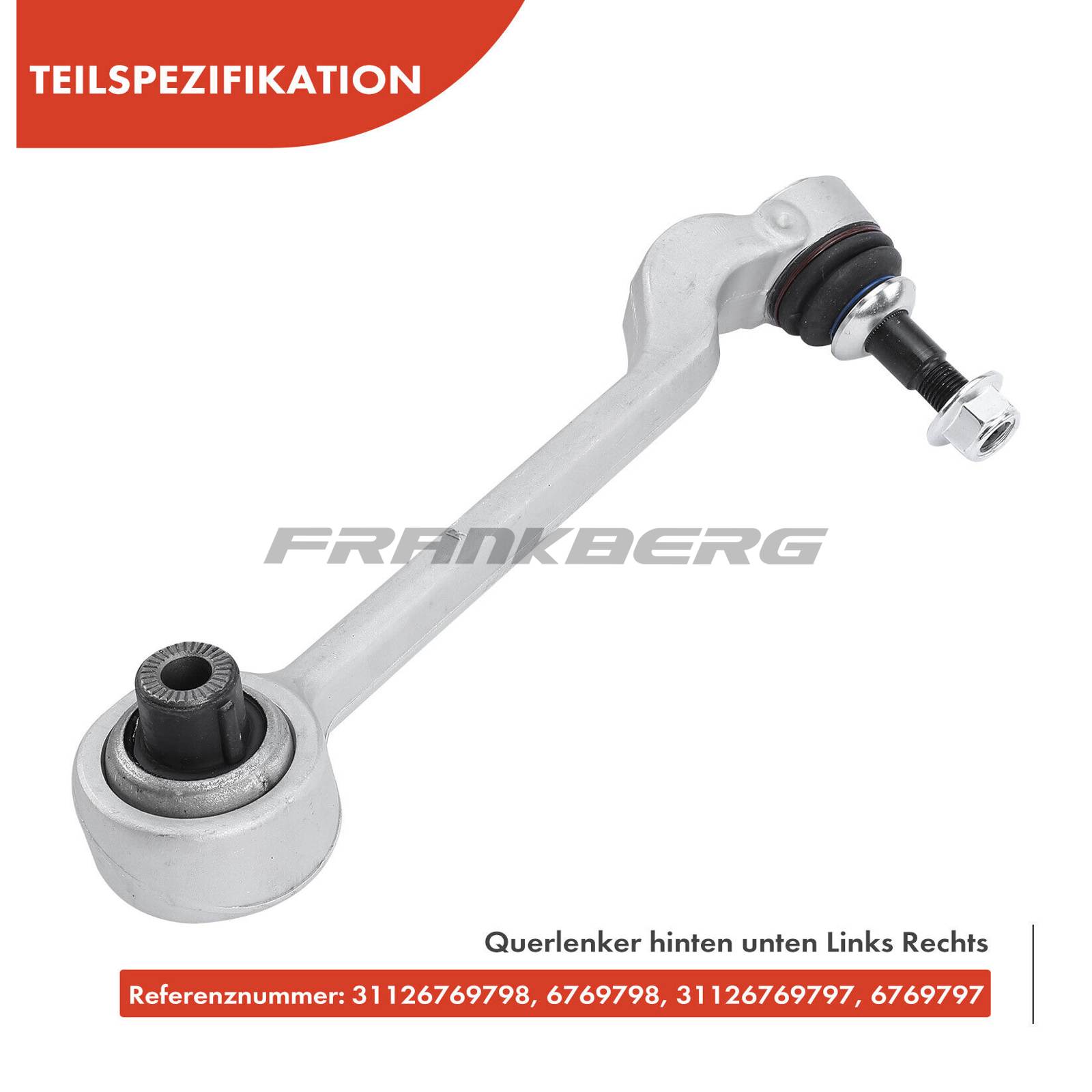 Control/Trailing Arm, wheel suspension