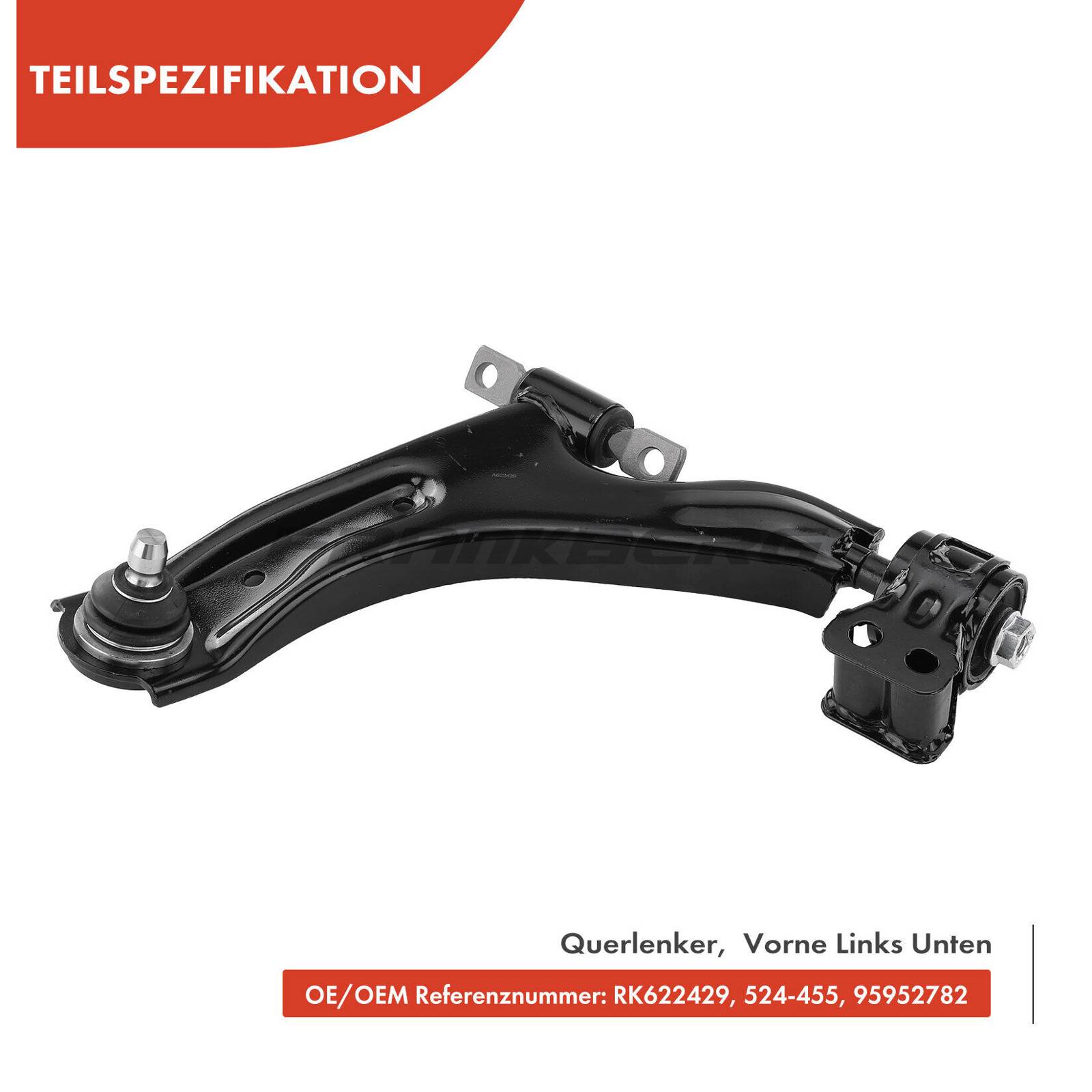 Control/Trailing Arm, wheel suspension