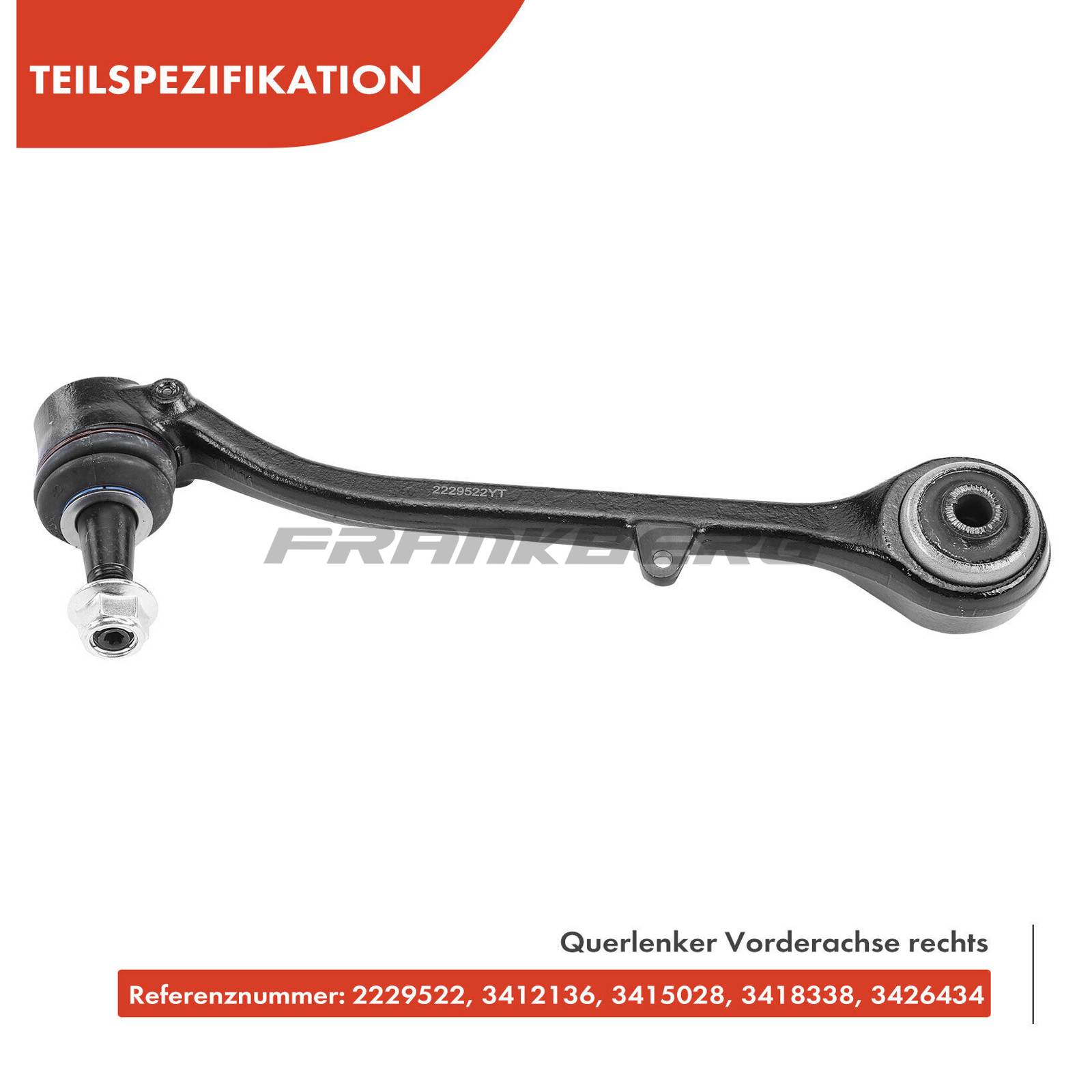 Control/Trailing Arm, wheel suspension (5481FB0006749)