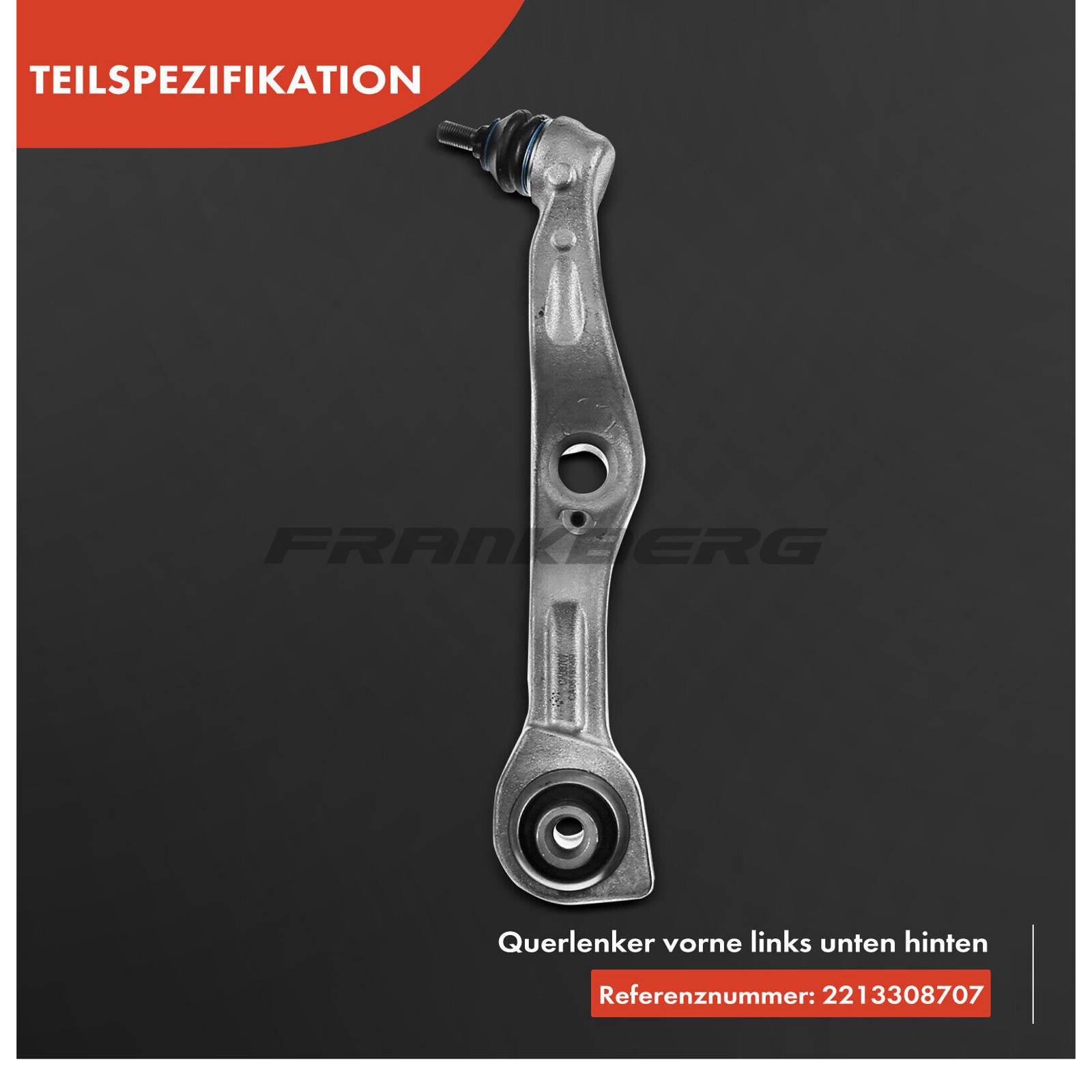 Control/Trailing Arm, wheel suspension
