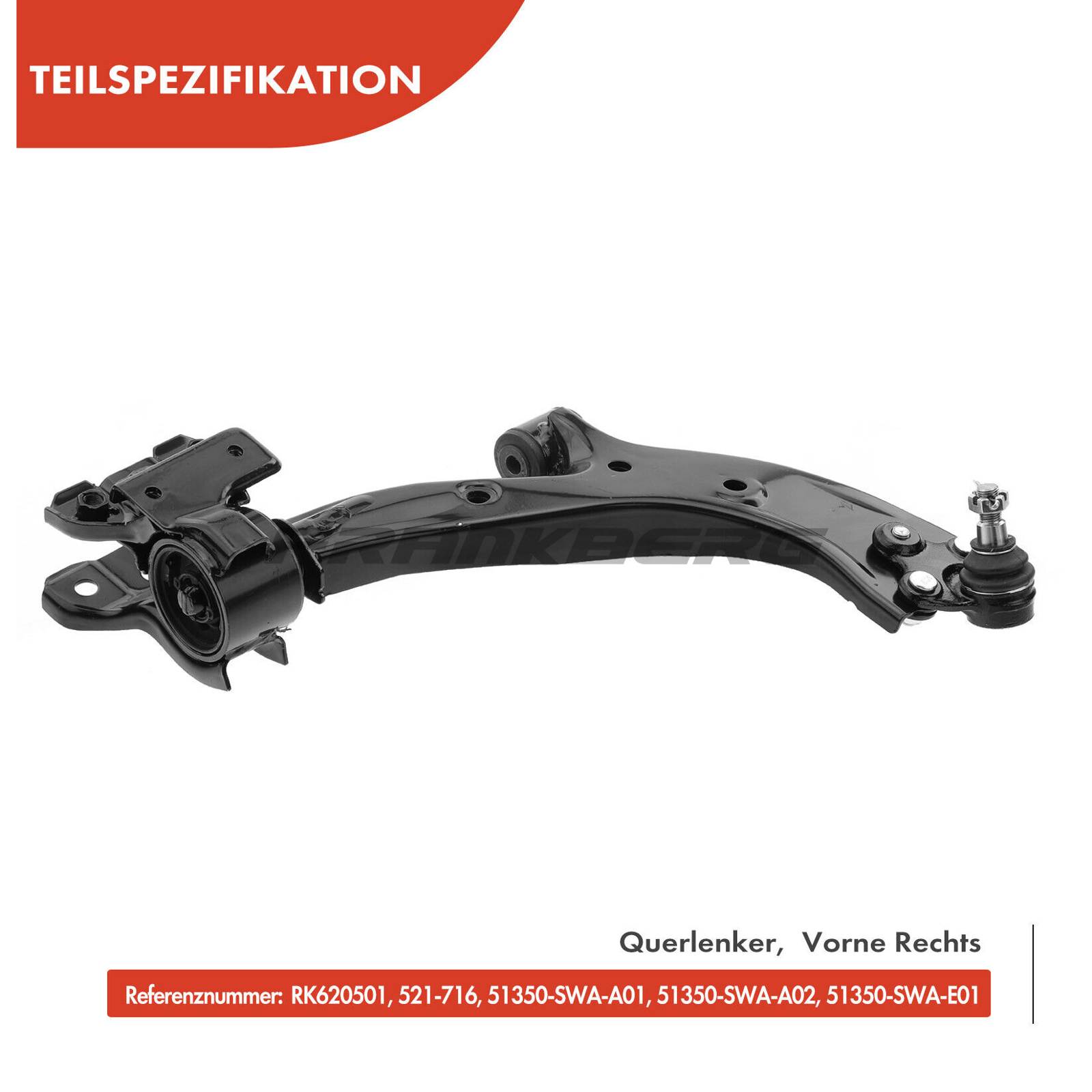 Control/Trailing Arm, wheel suspension