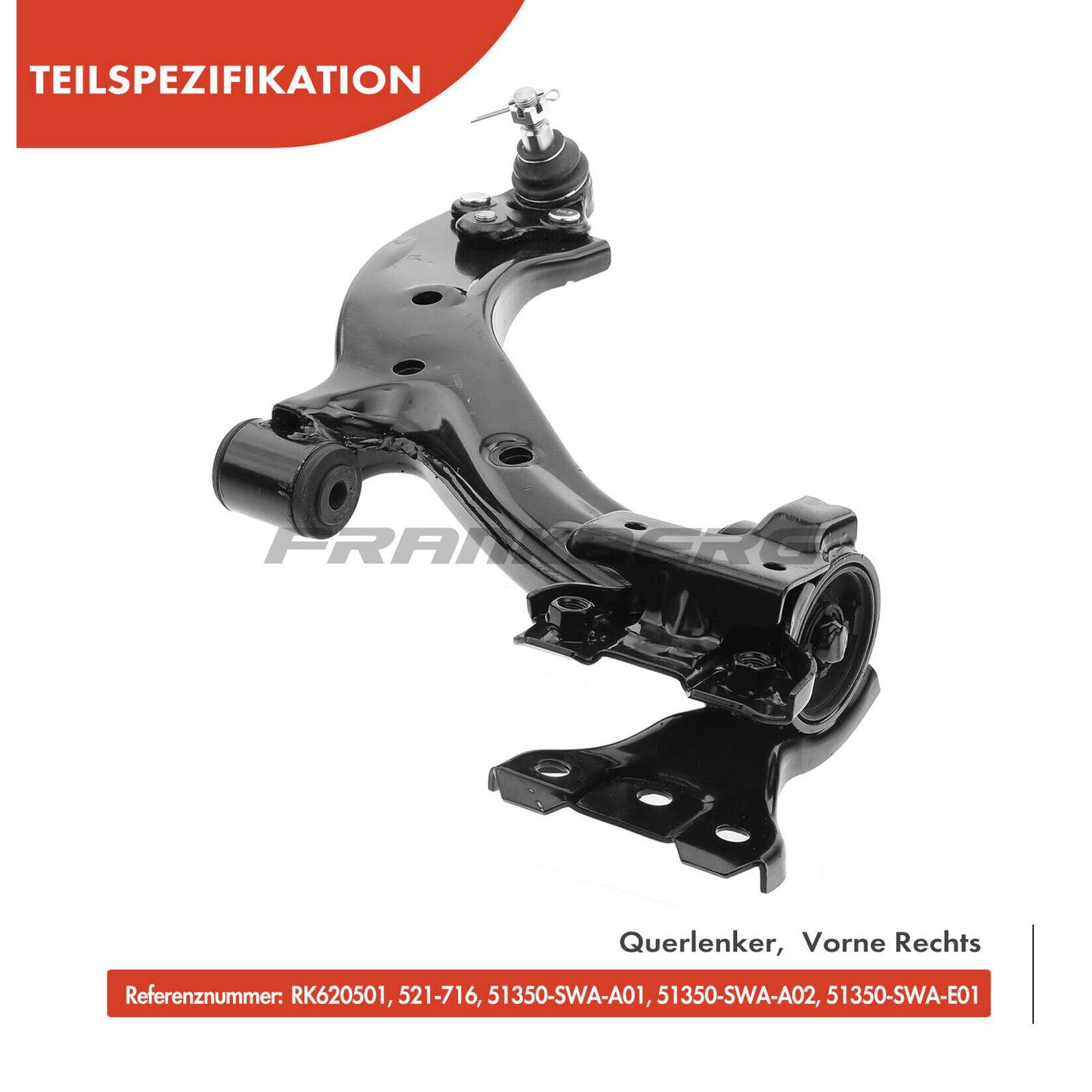Control/Trailing Arm, wheel suspension