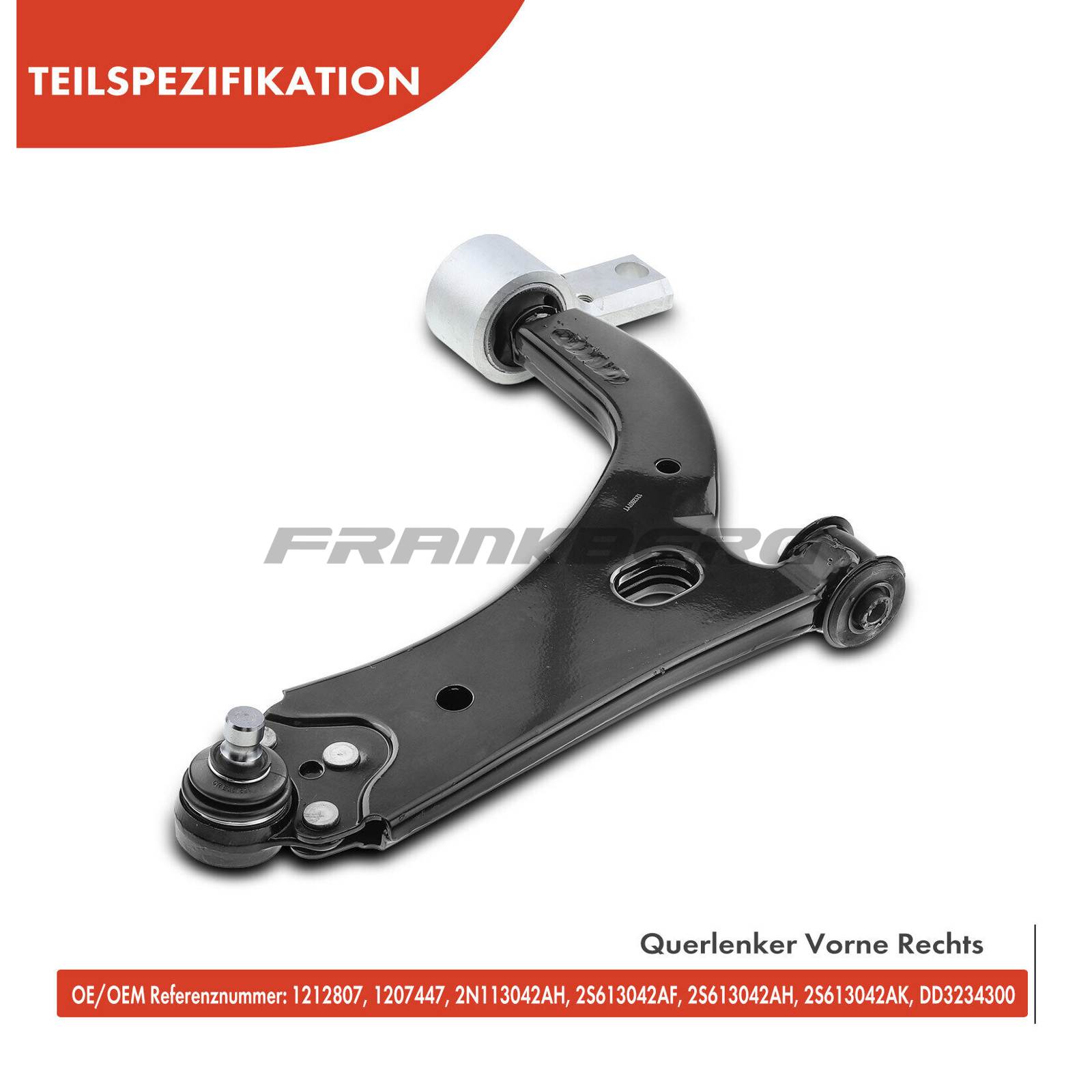 Control/Trailing Arm, wheel suspension