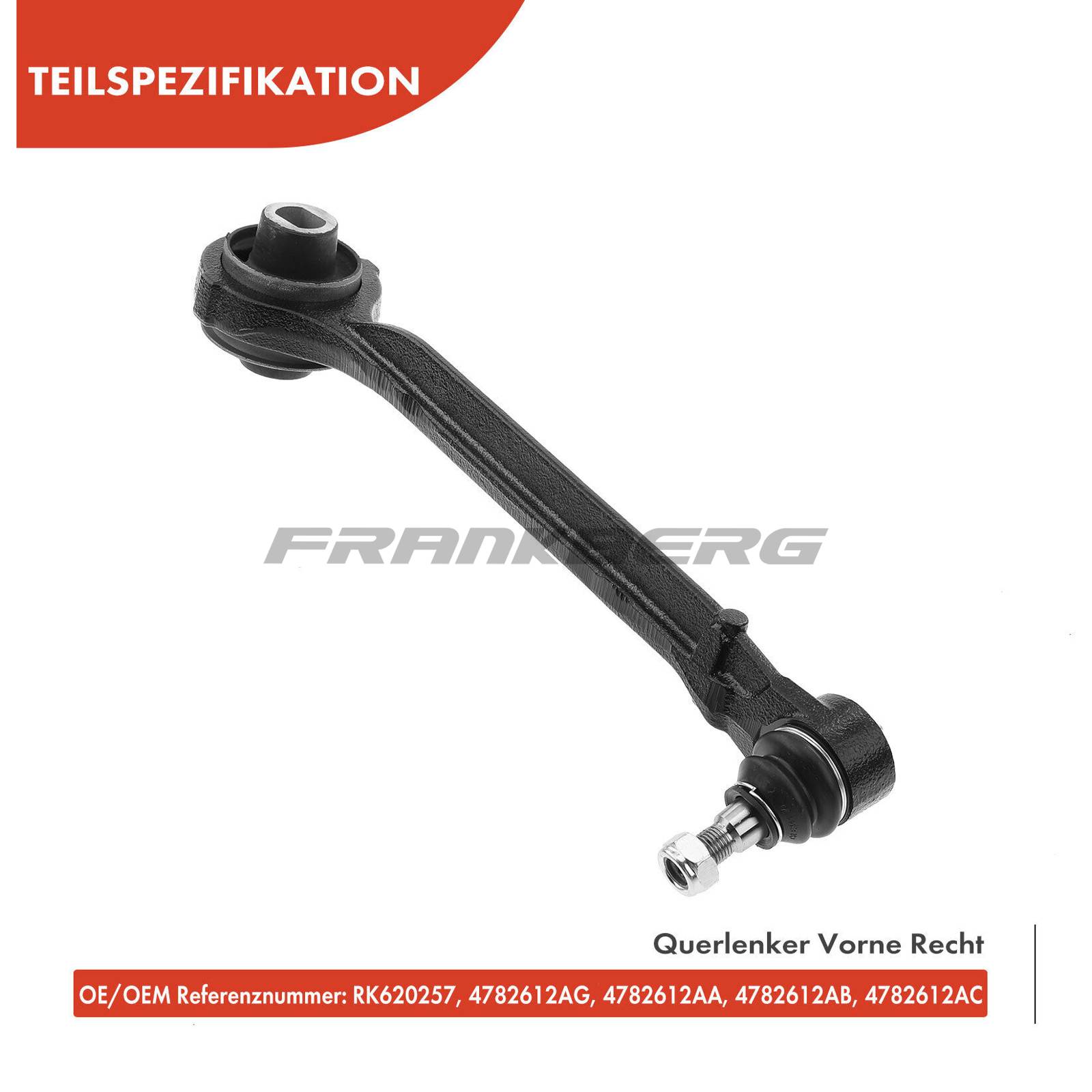 Control/Trailing Arm, wheel suspension