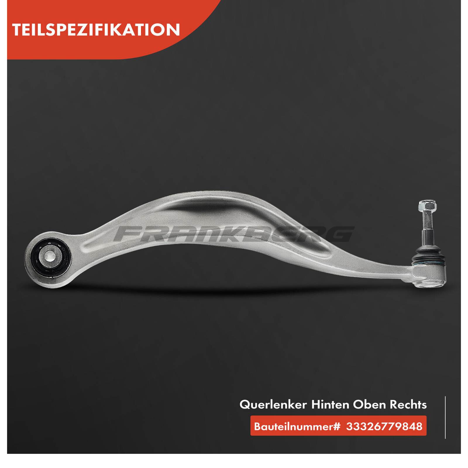 Control/Trailing Arm, wheel suspension