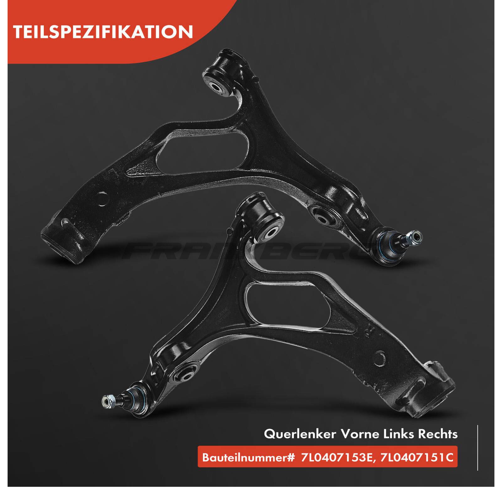 Control/Trailing Arm, wheel suspension