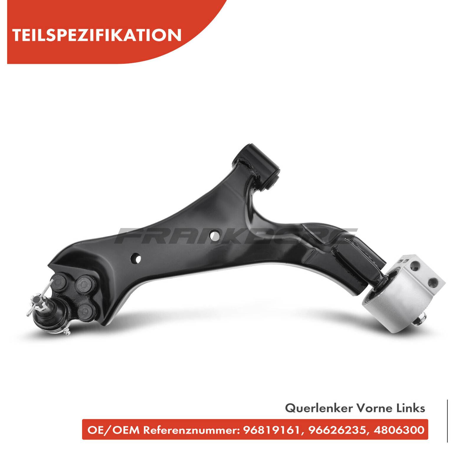 Control/Trailing Arm, wheel suspension