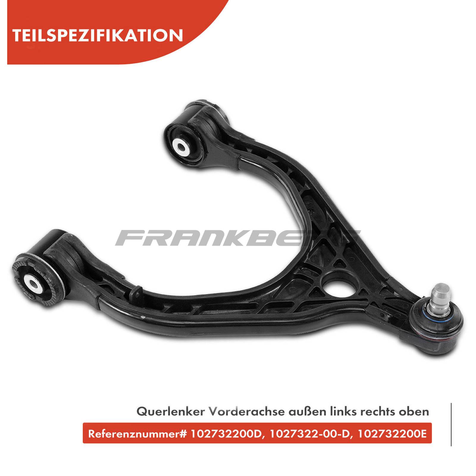 Control/Trailing Arm, wheel suspension