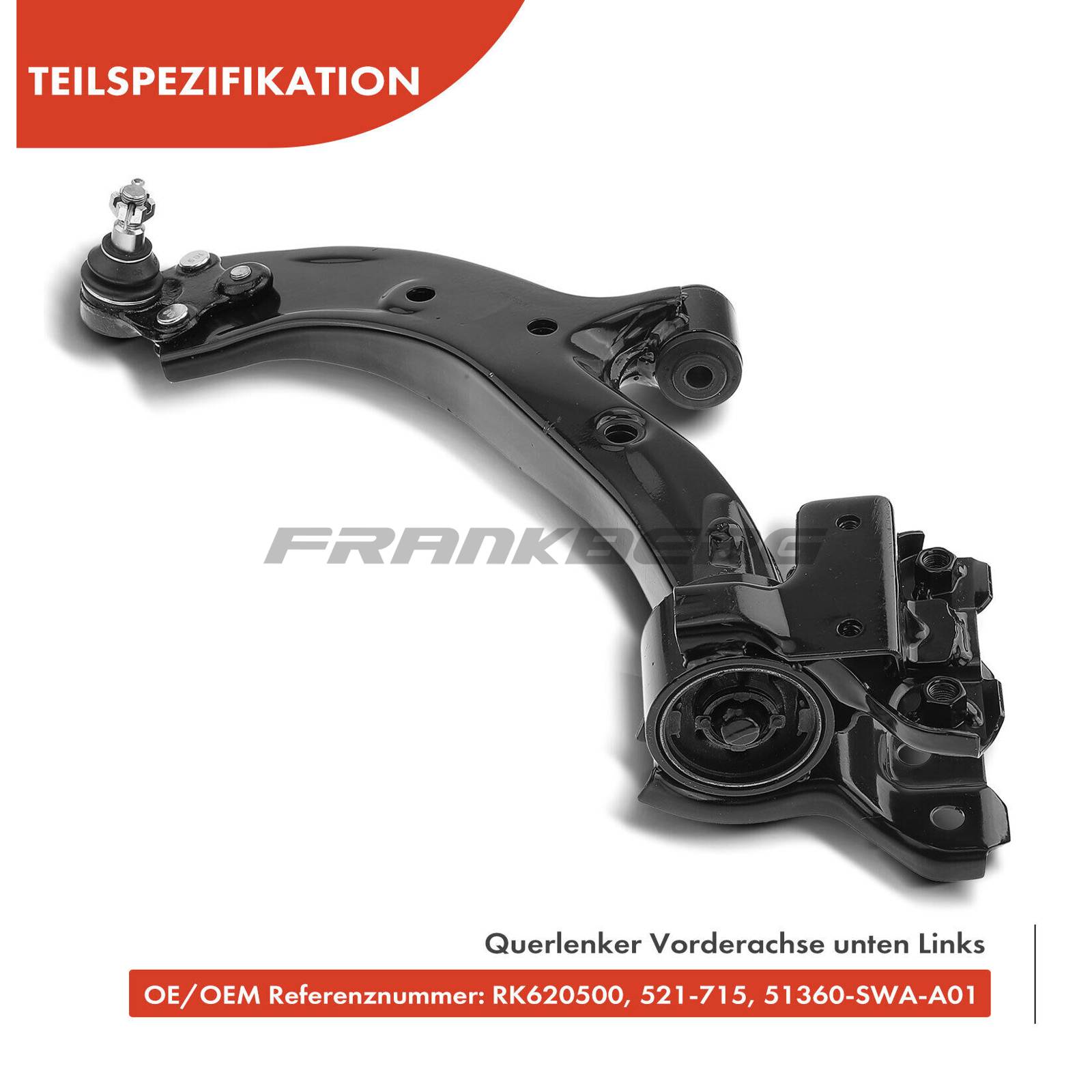 Control/Trailing Arm, wheel suspension