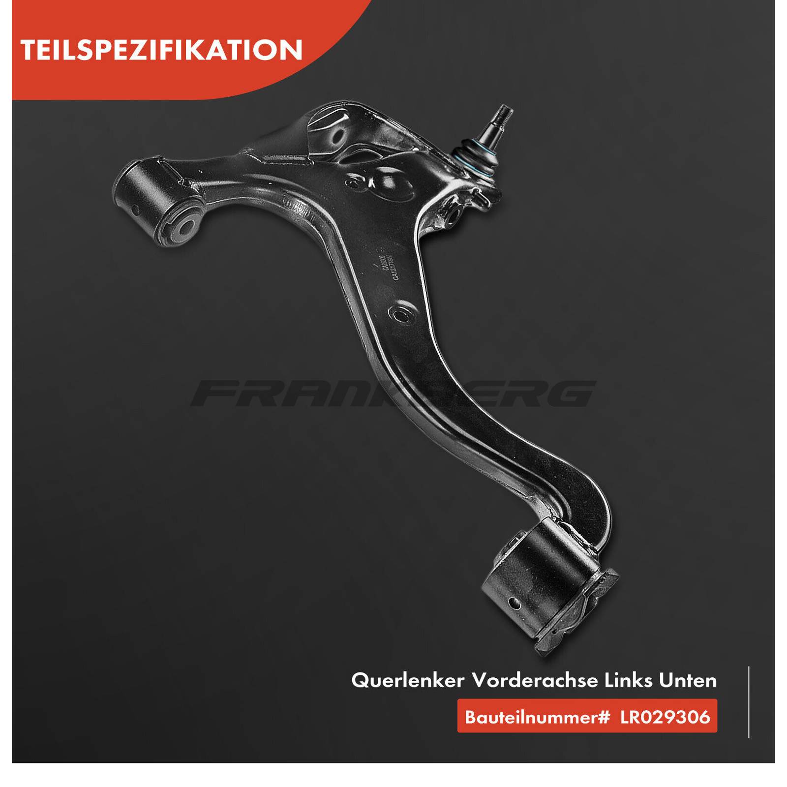 Control/Trailing Arm, wheel suspension