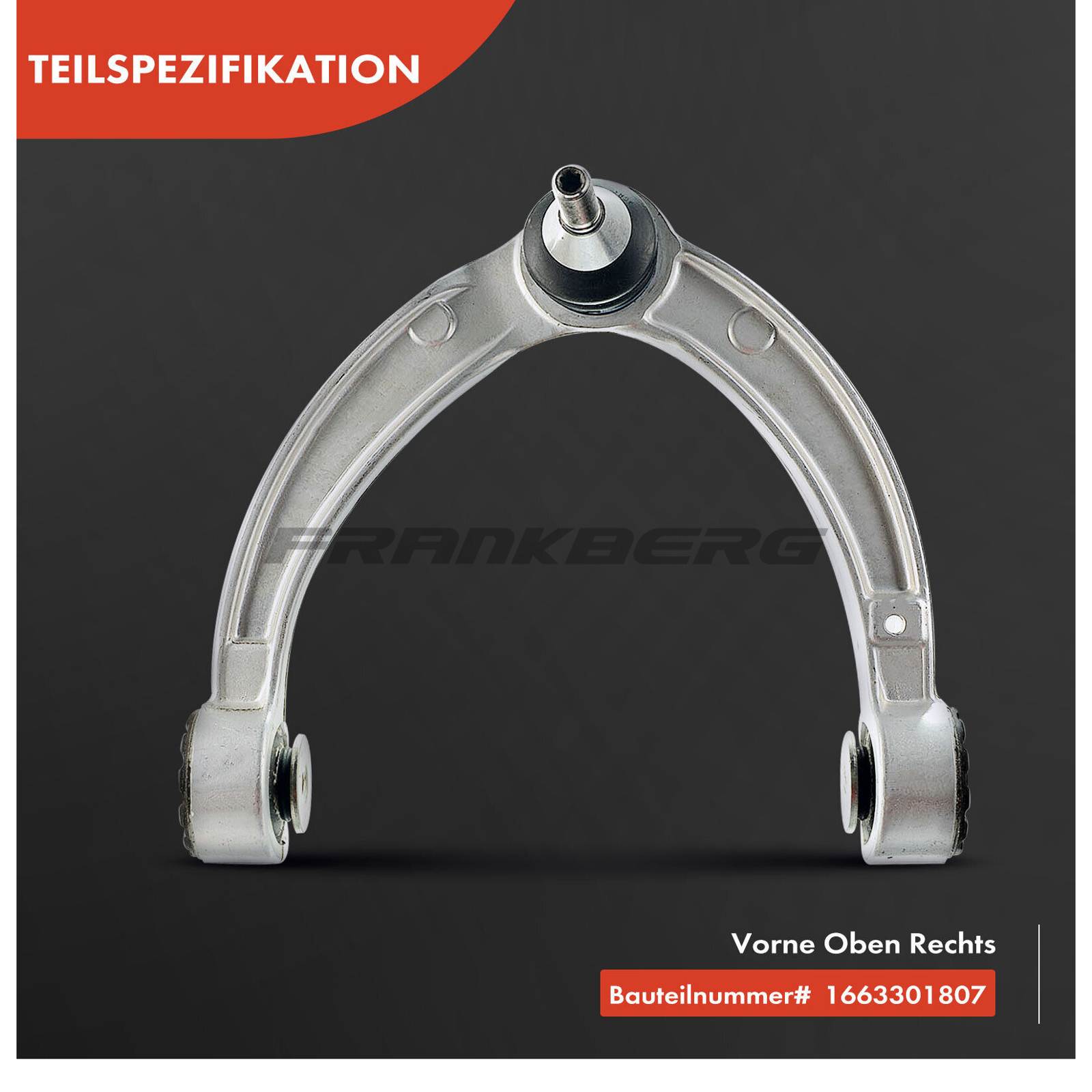 Control/Trailing Arm, wheel suspension