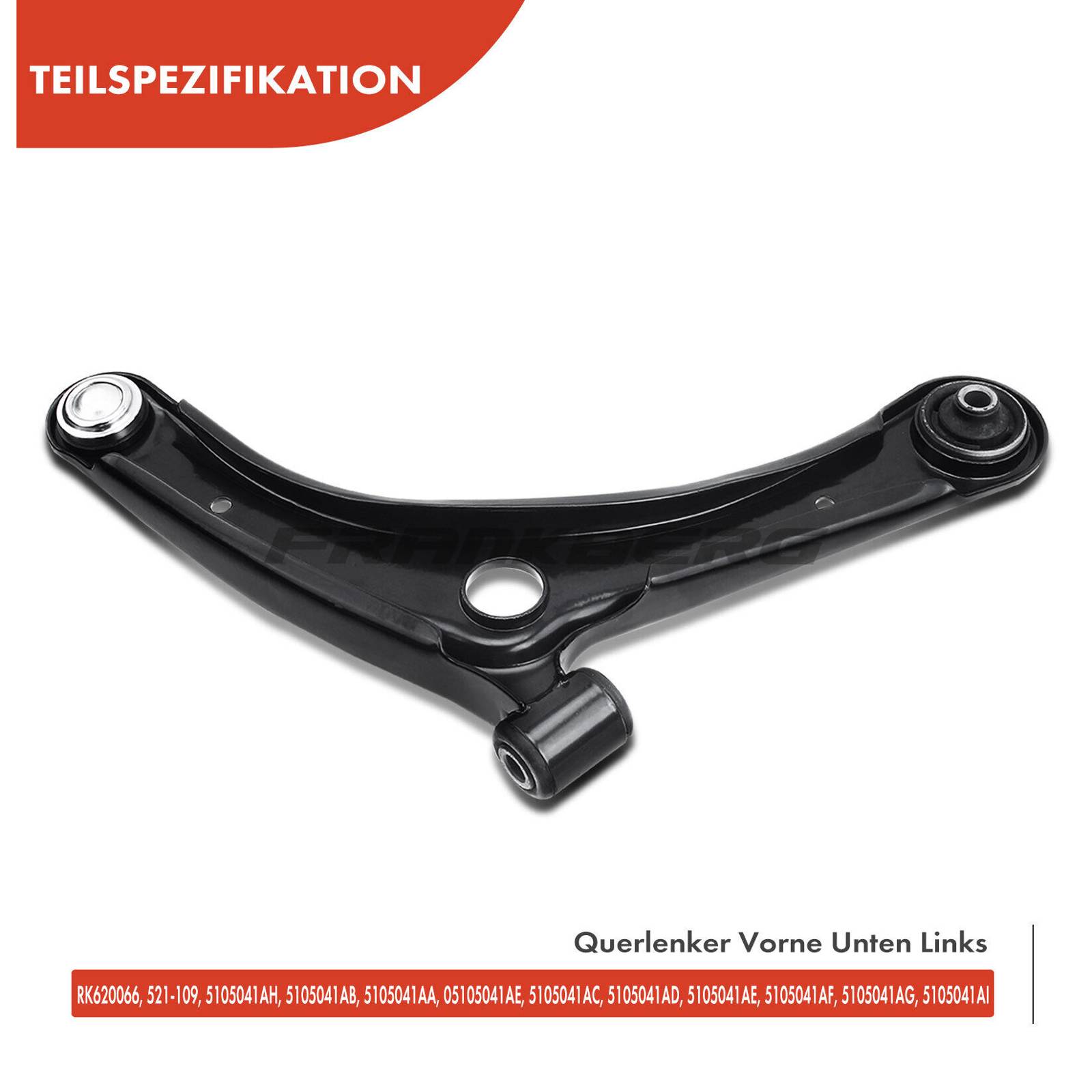 Control/Trailing Arm, wheel suspension